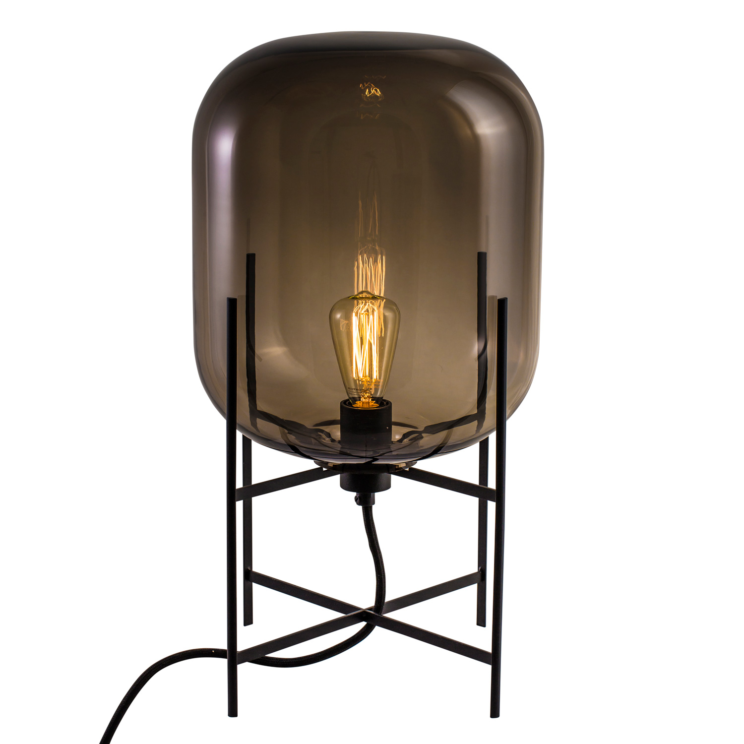 pulpo oda small rauchgrau schwarz