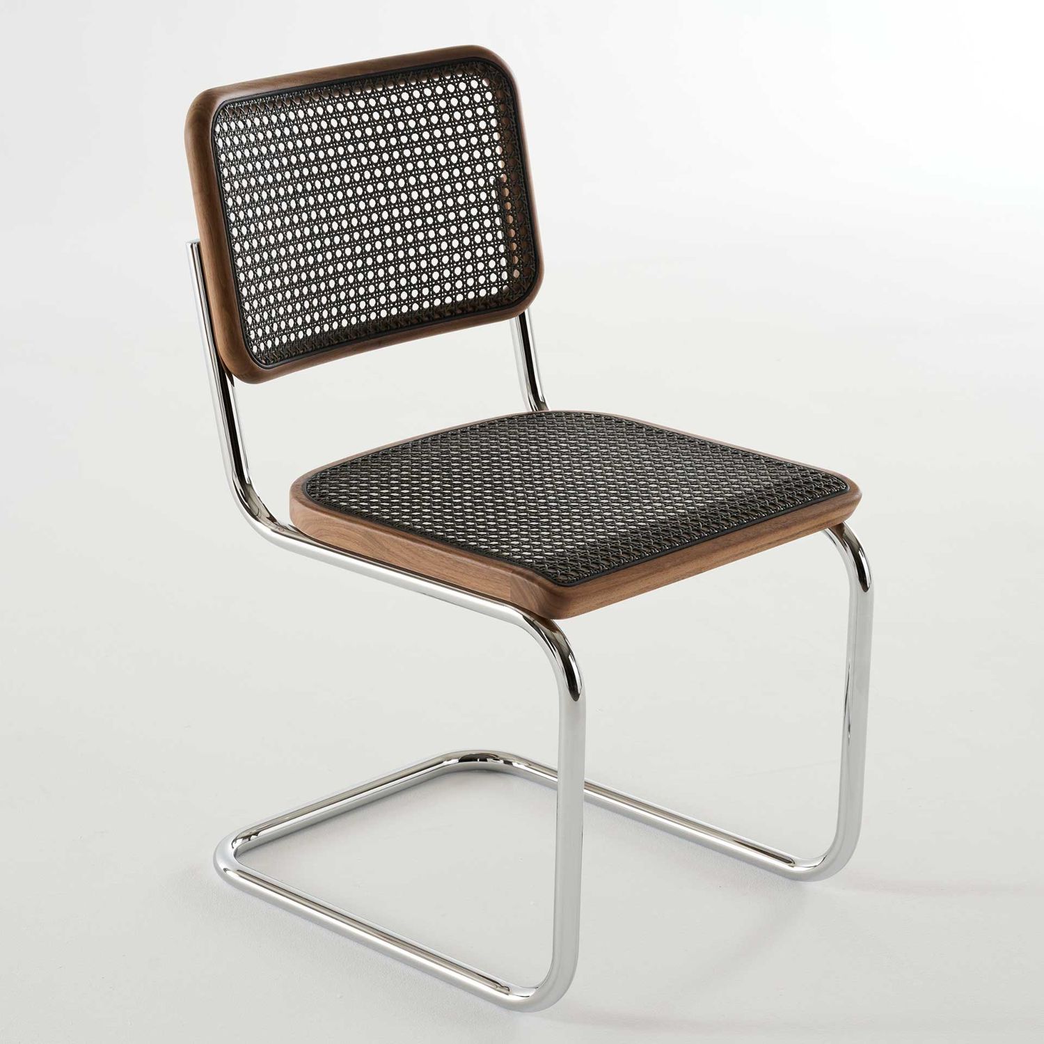 Thonet - S32V Stuhl chrom/Buche klar 6er Set