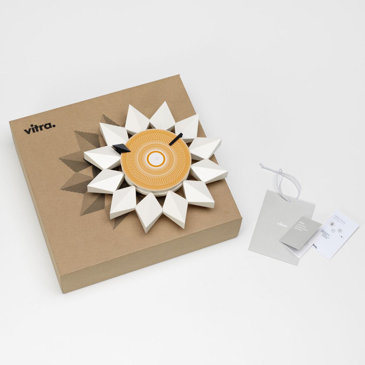 Vitra - Diamond Markers Clock weiß