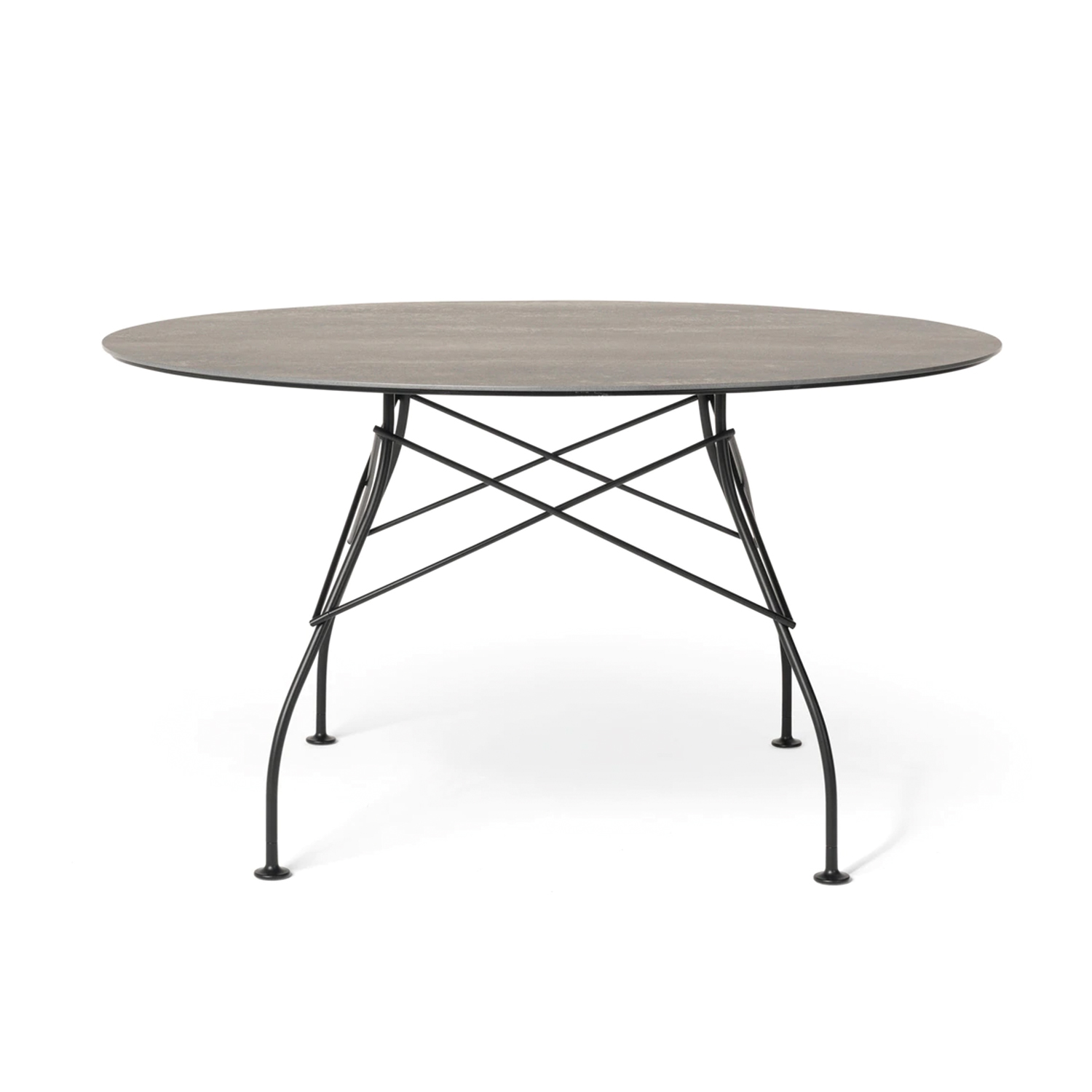 kartell glossy outdoortisch bronze 79101