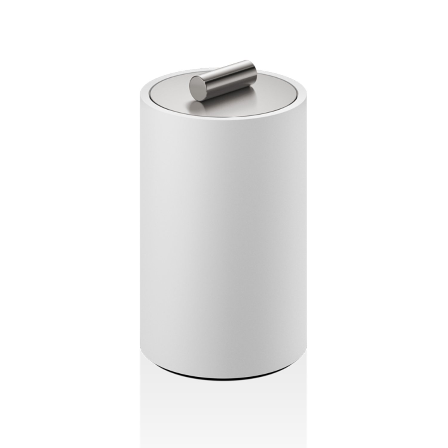 0971355 Stone Dose M weiss edelstahl Decor Walther 32240