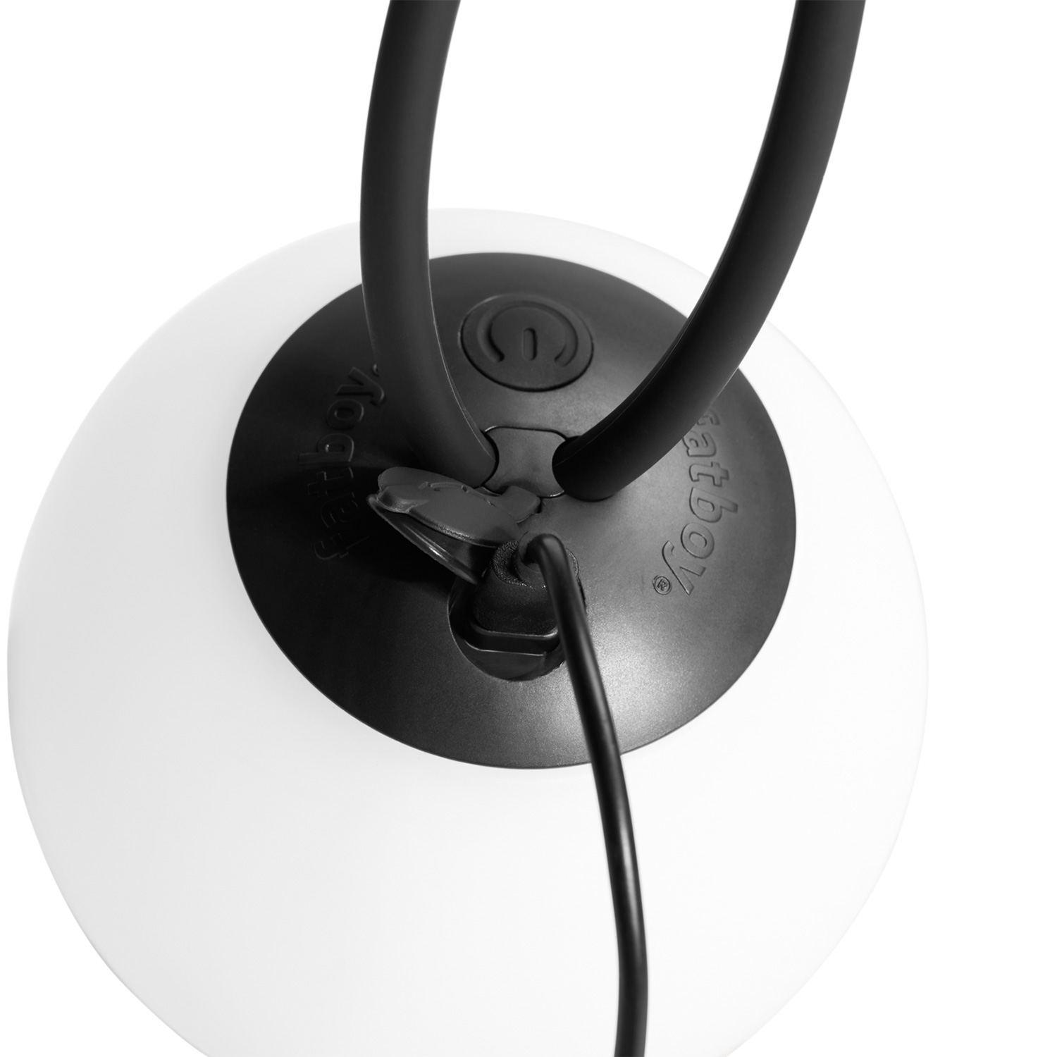 fatboy bolleke mini la surprise anthracite leuchte mit ladekabel 105885