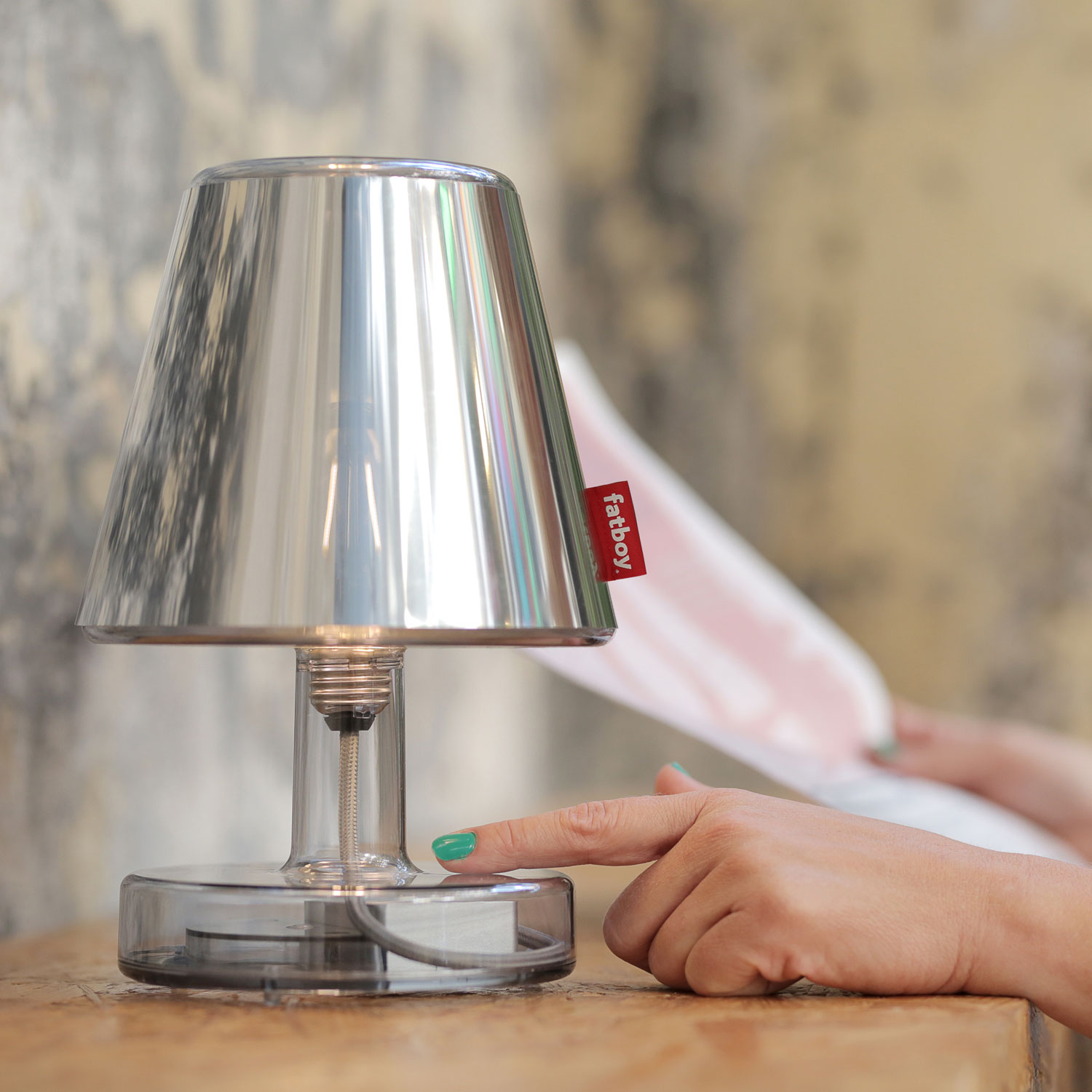 FATBOY Metallicappie silver 5