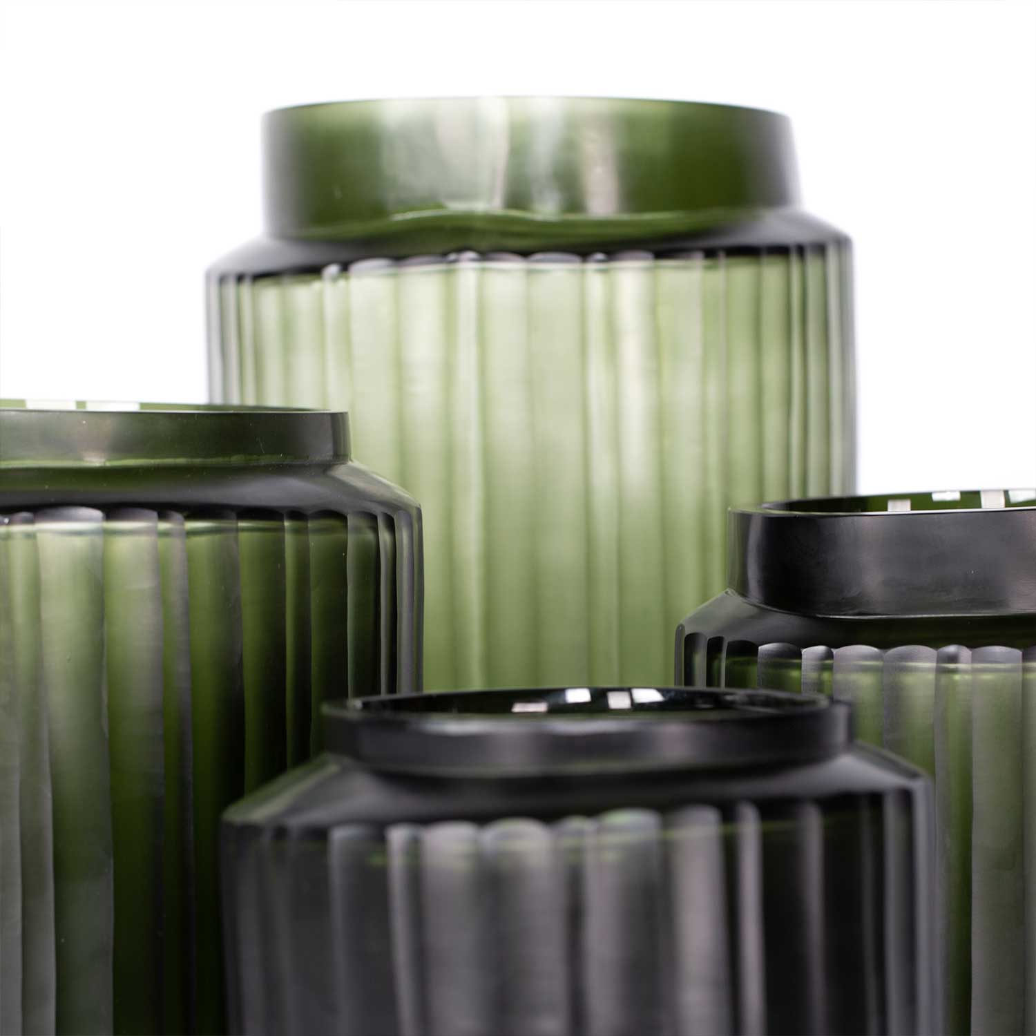 GUAXS Tonda Vase light steelgrey black steelgrey Detail 2 106712