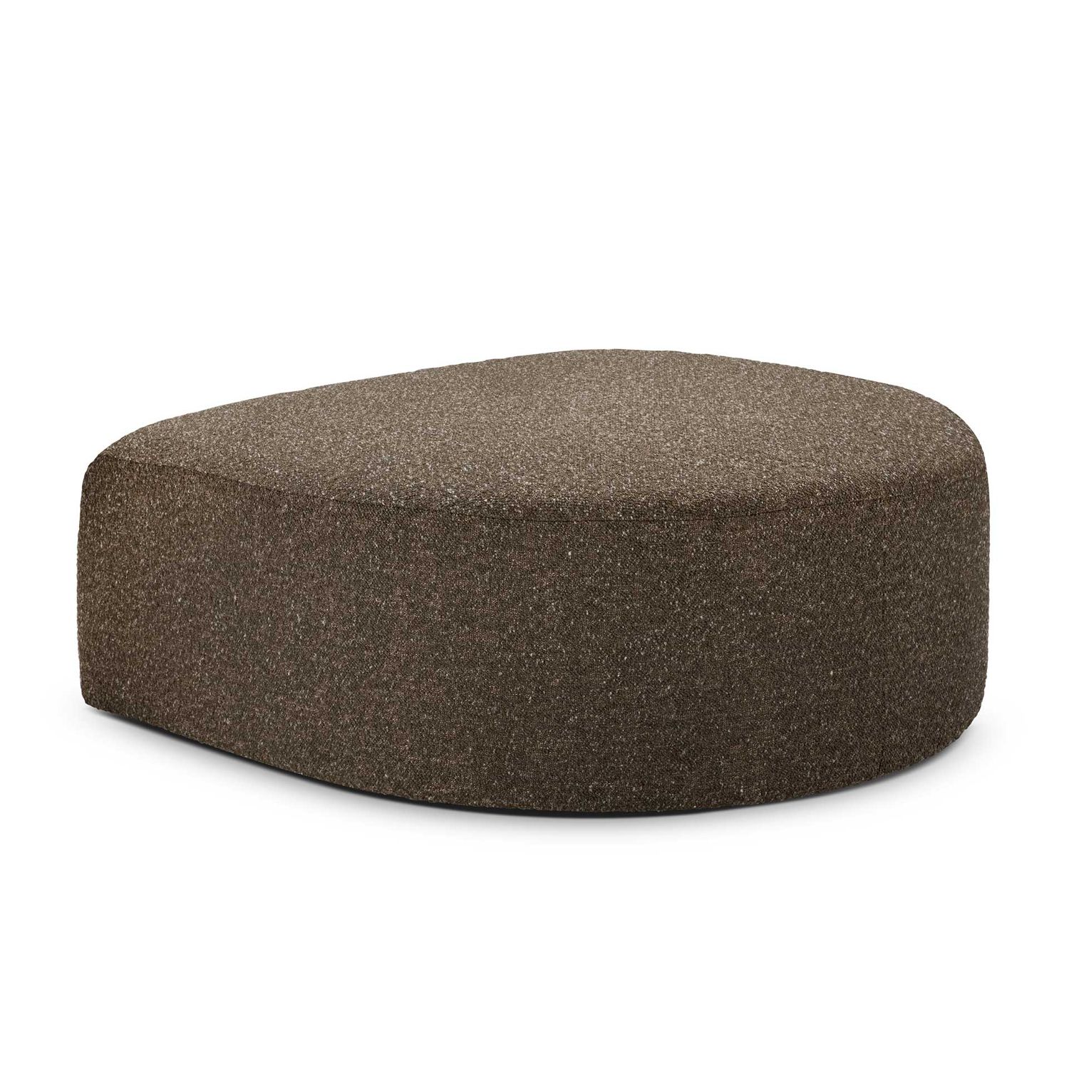 Ethnicraft - Bulky halbrunder Hocker Cedar