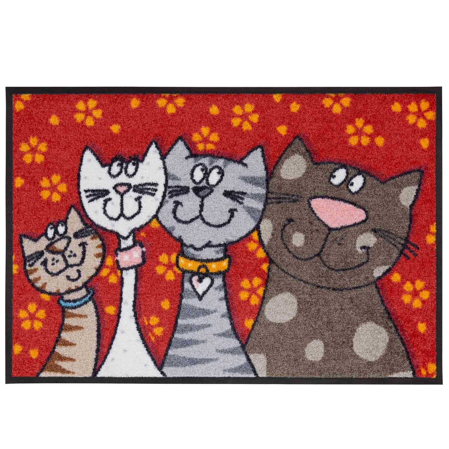 salonloewe fumatte katzenfamilie 50x75 24375