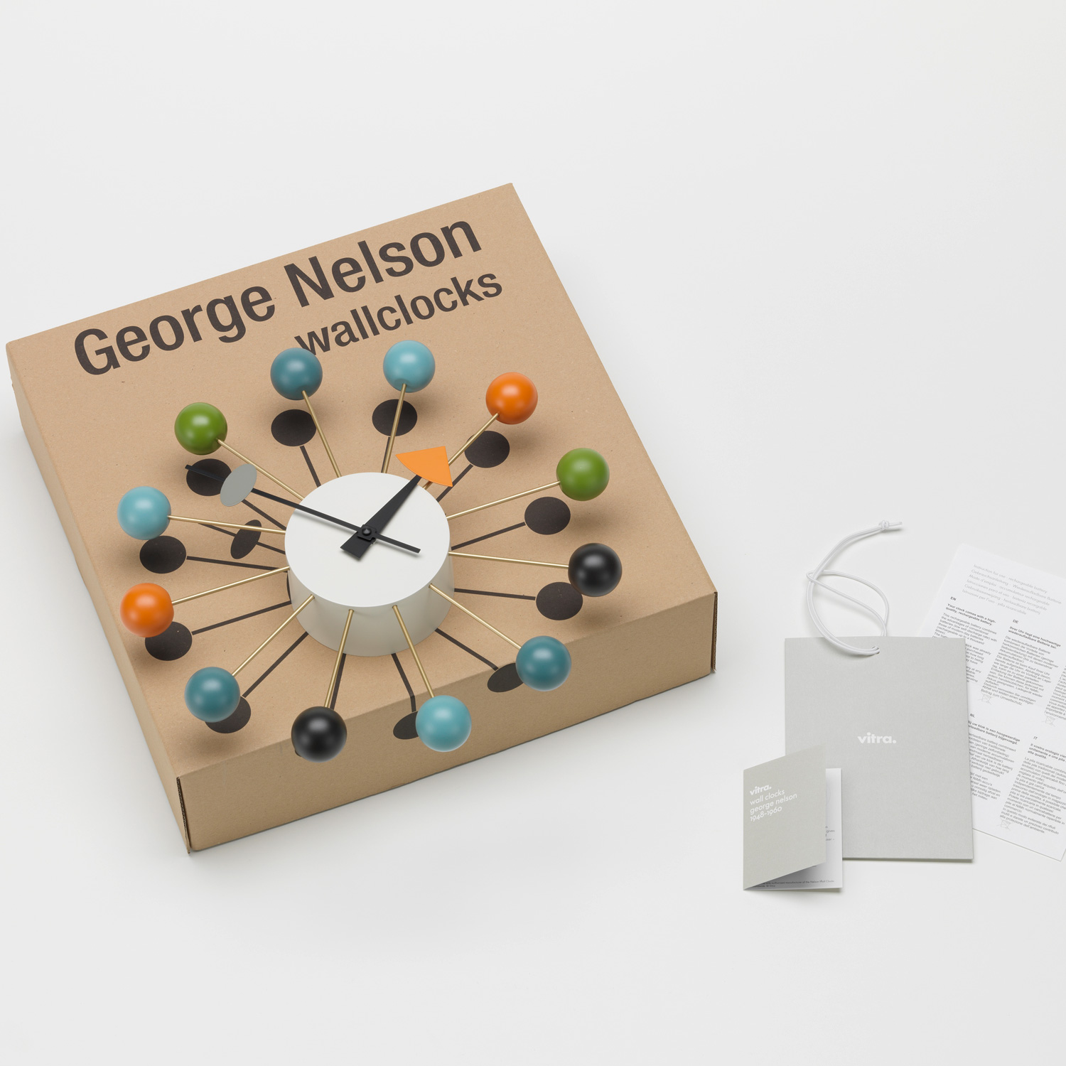 vitra Ball Clock mehrfarbig 4