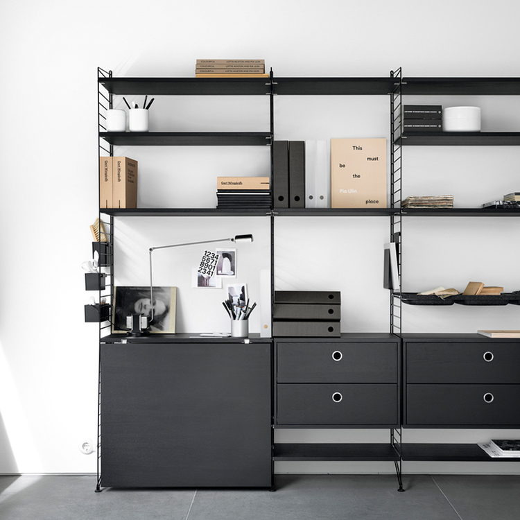 string arbeitszimmer w5 schwarz 67557