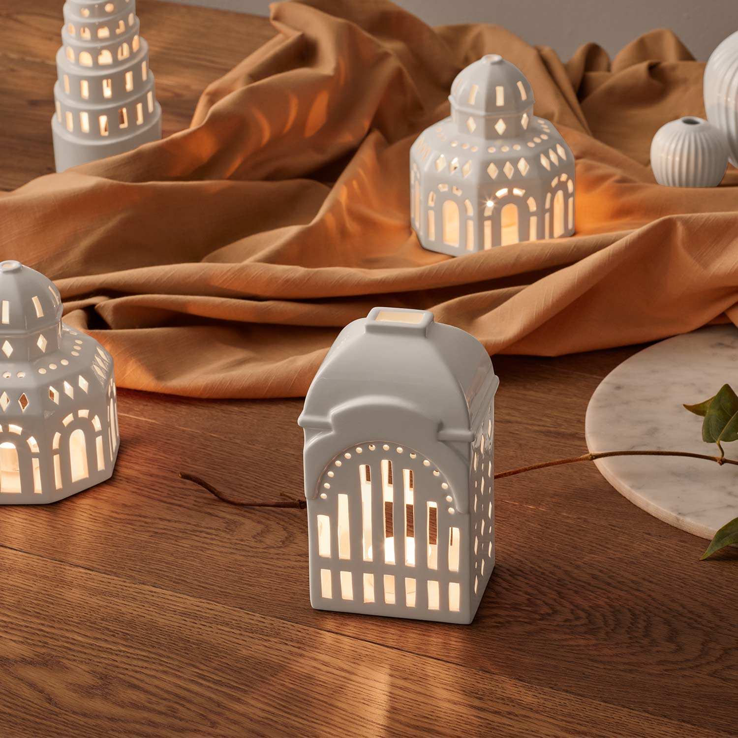 kaehler lichthaeuser urbania teelichthalter 74128