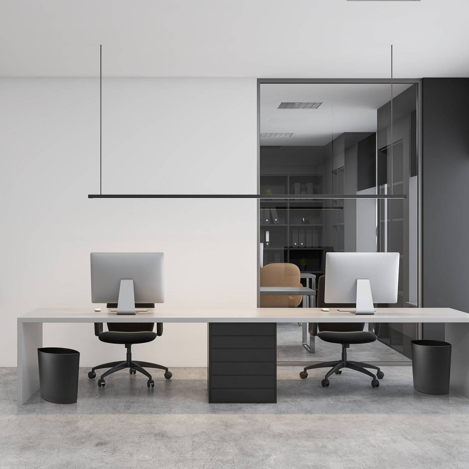 authentics LIP papierkorb im buero 106708