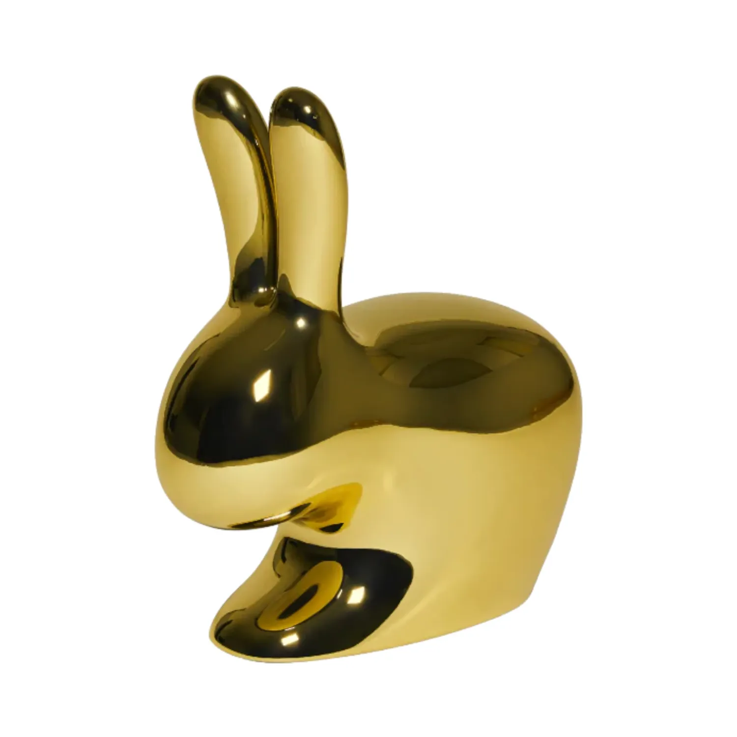 Qeeboo - Rabbit Stuhl Baby Metal Finish