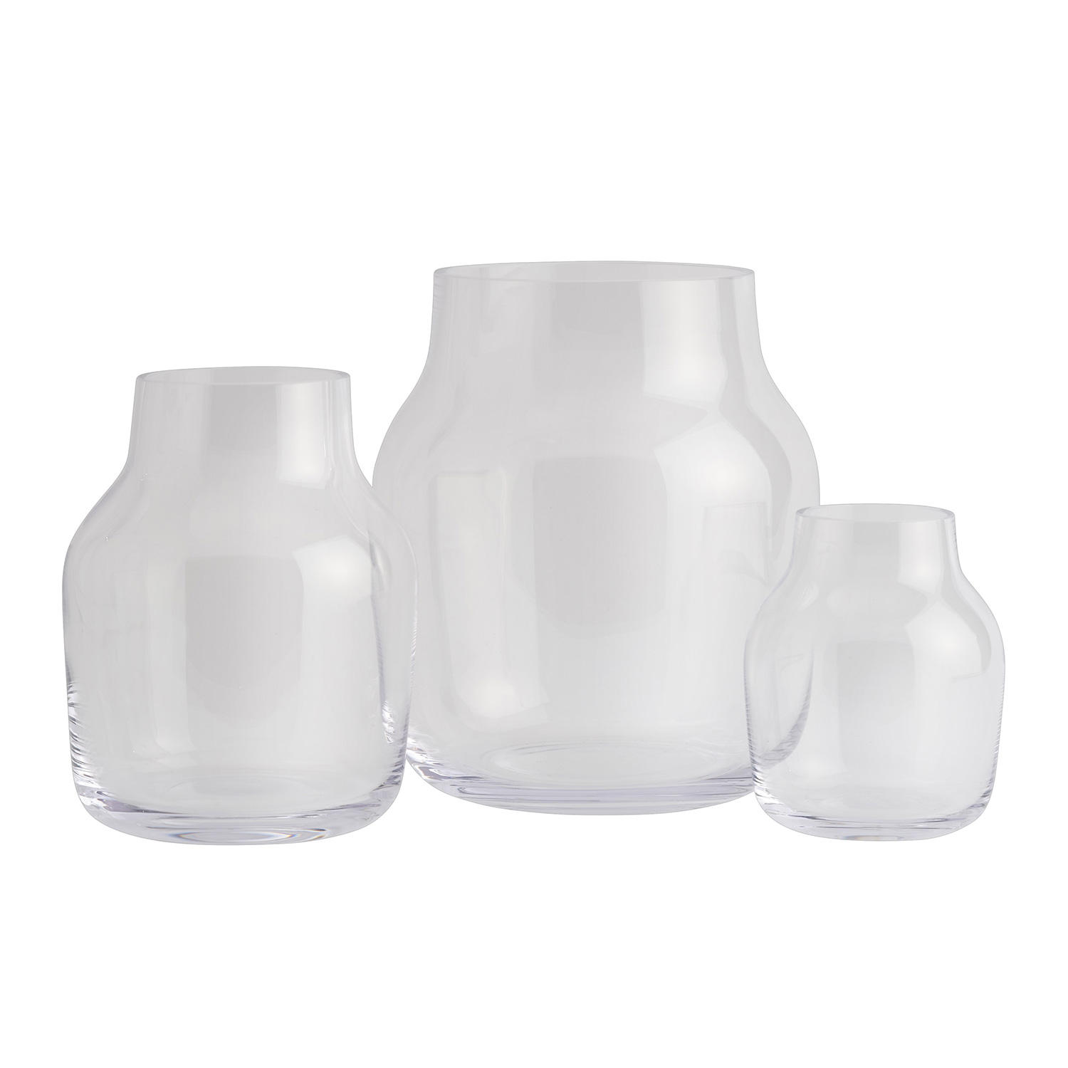 silent vase family clear muuto 93762