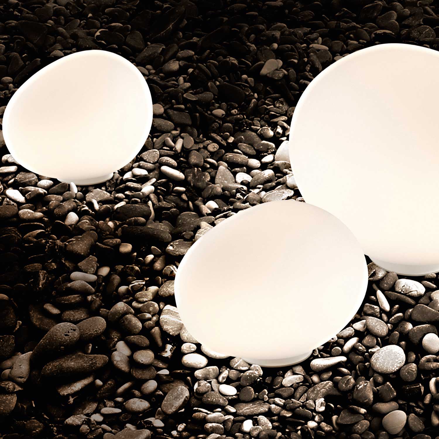 foscarini gregg outdoor kieselsteine 63731