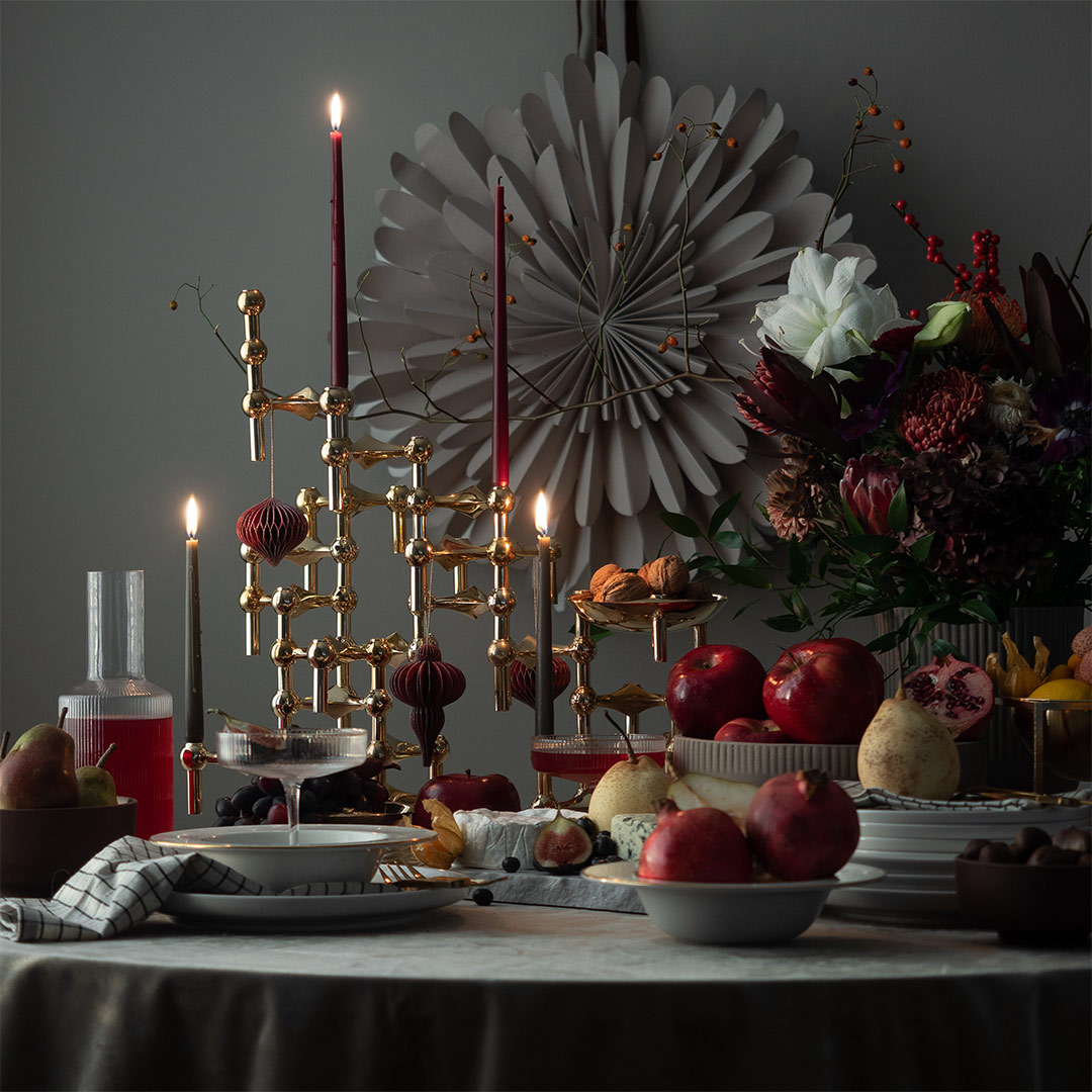 stoff nagel kerzenstaender 71911