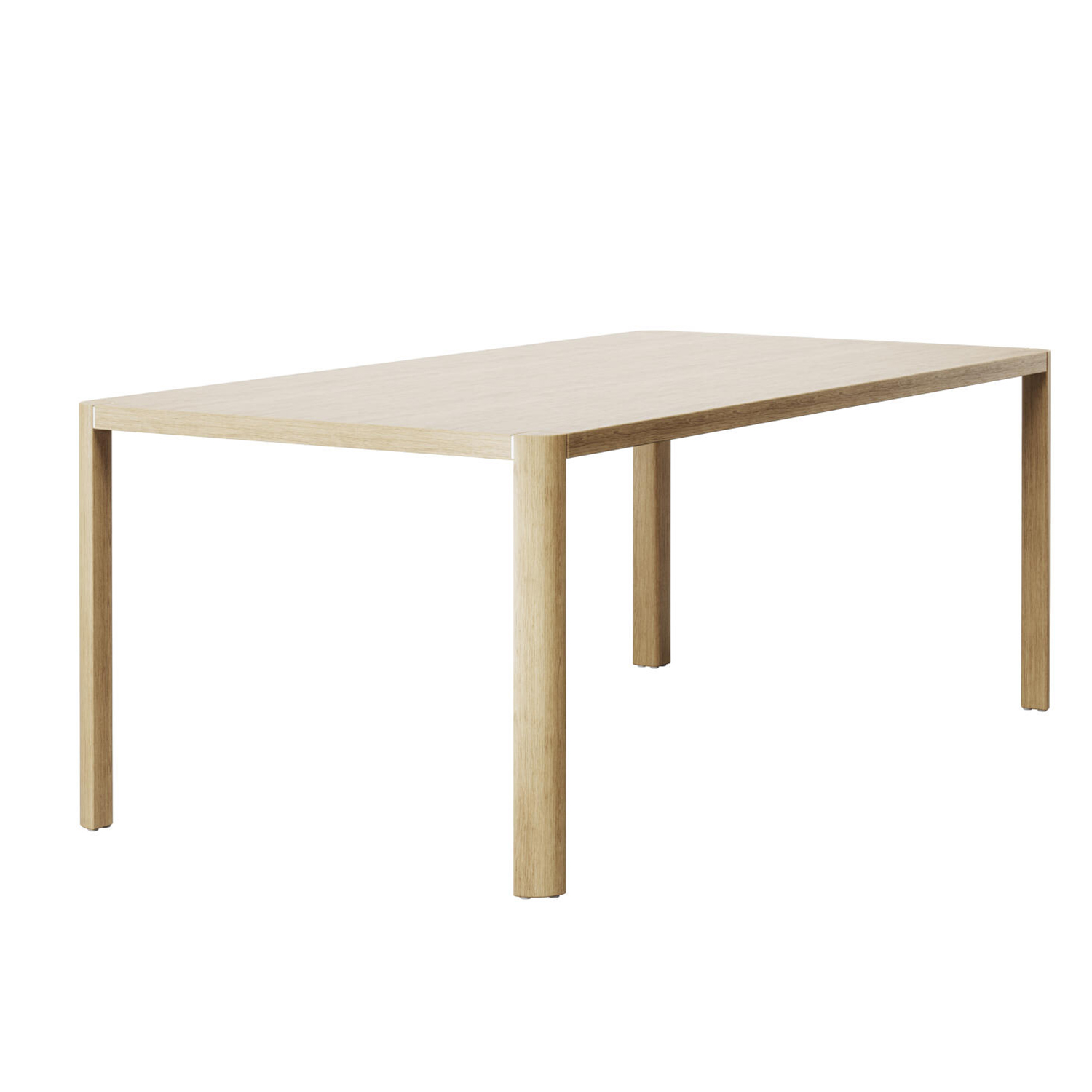 Thonet - 1140 Vierbeintisch 200x100cm Eiche klar lackiert