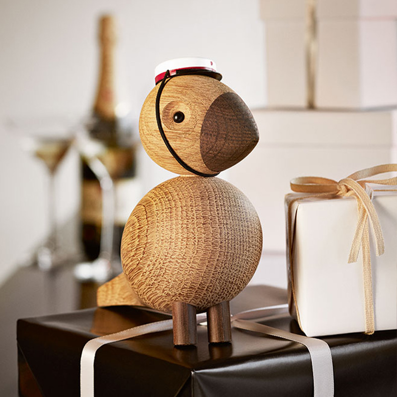 kay bojesen muetze fuer den kleinen affen rot vogel