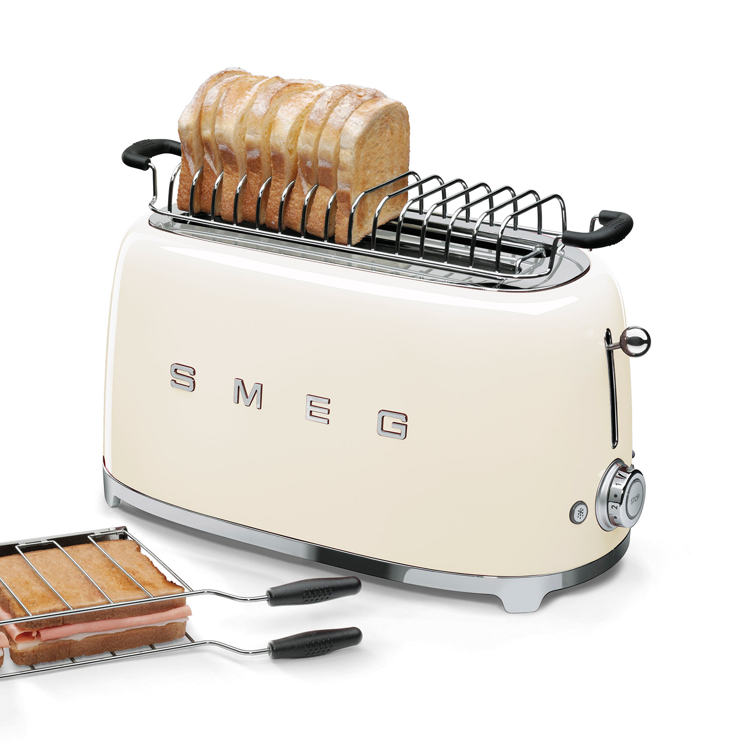 smeg broetchenaufsatz TSBW02 mit Toaster