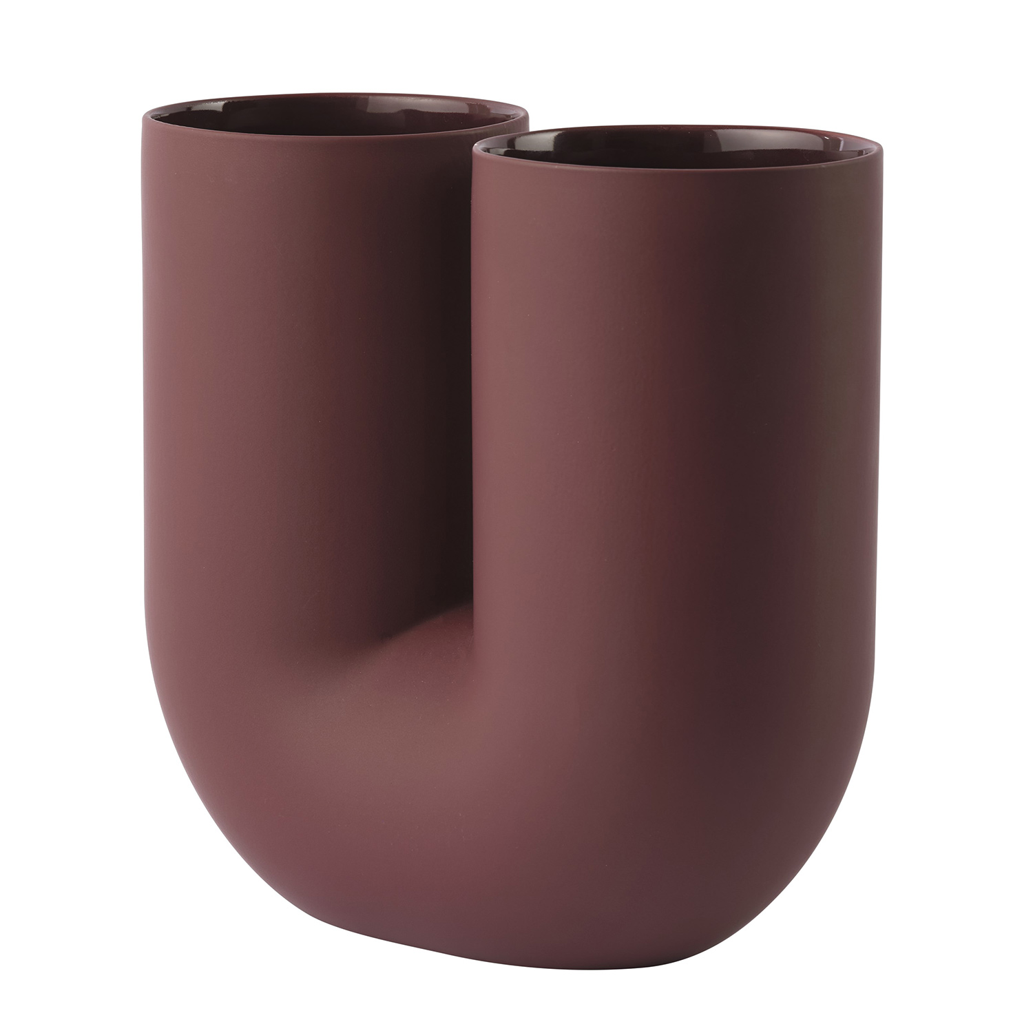 muuto Kink vase 26 dunkelrot 105275