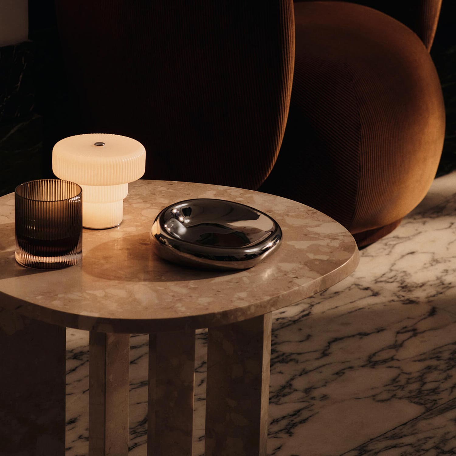 Ferm Living - Bellure Schale Ø 17 cm rustic bronce