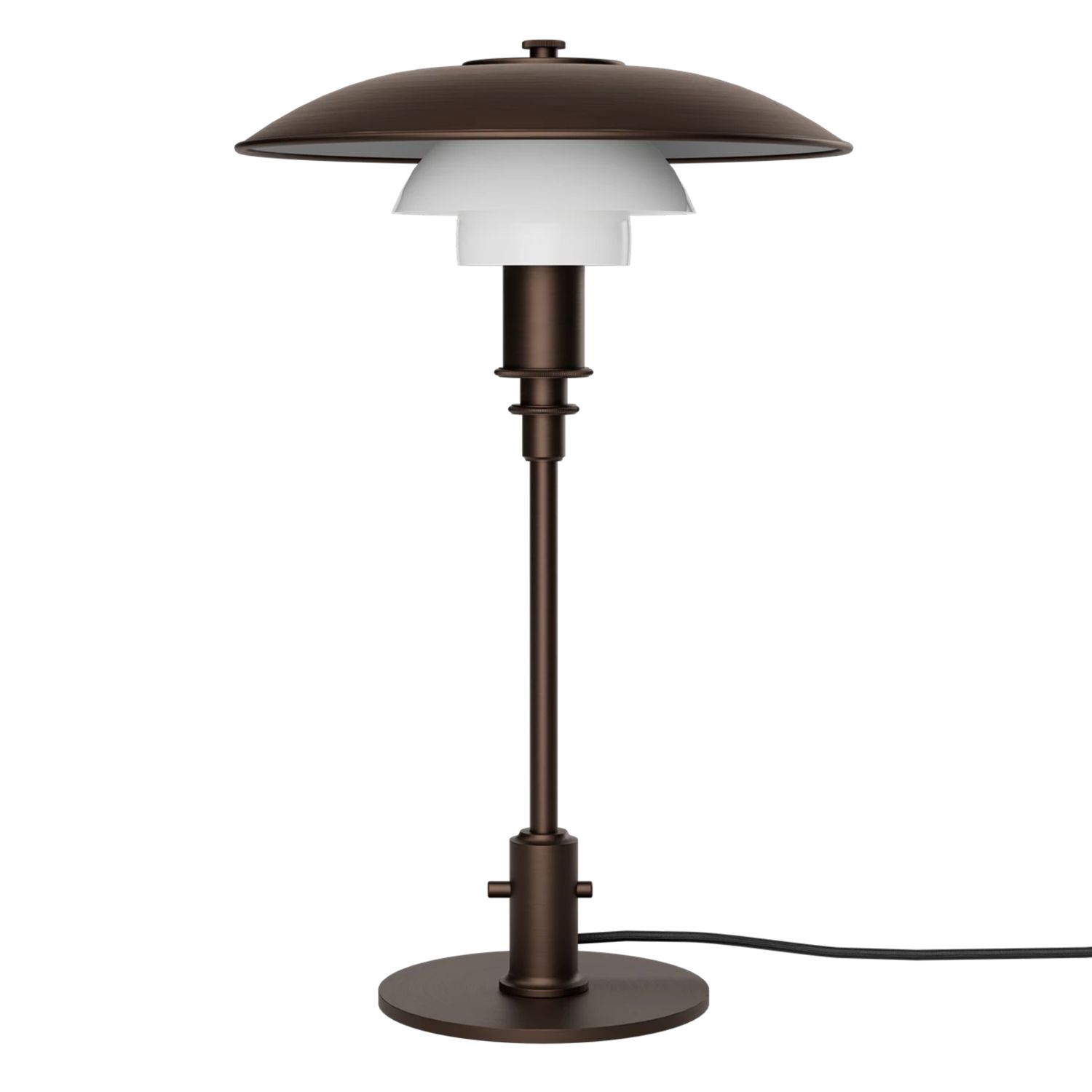 Louis Poulsen - PH 3/2 Tischleuchte aged brass opal