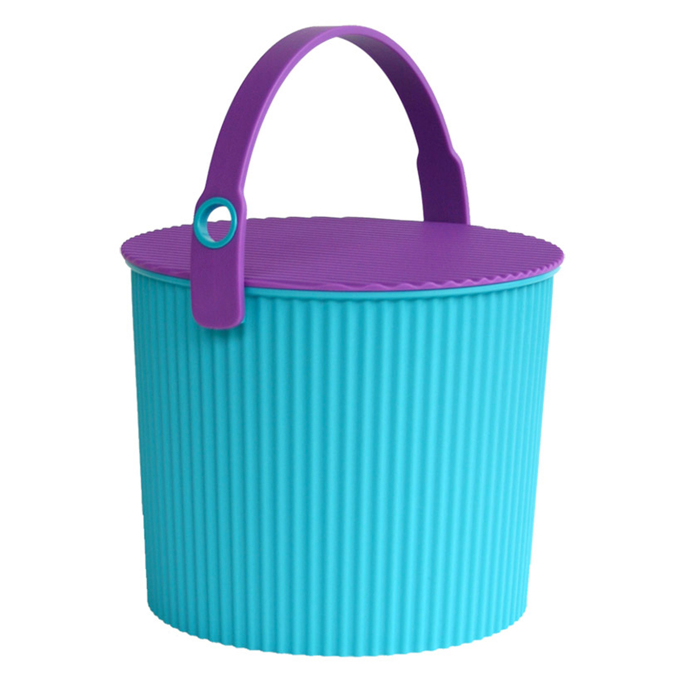 Hachiman - Omnioutil Eimer mit Deckel 8 l purple