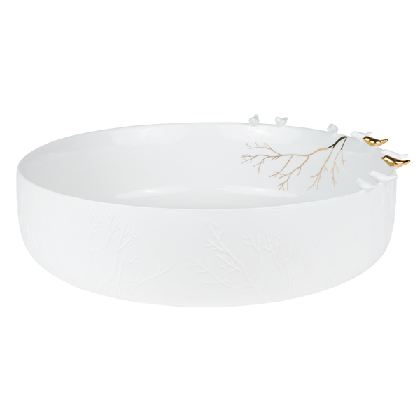 Raeder Design Prozellangeschichten Groe Vogelschwarm Schale mit Hintergrund 16731 100466