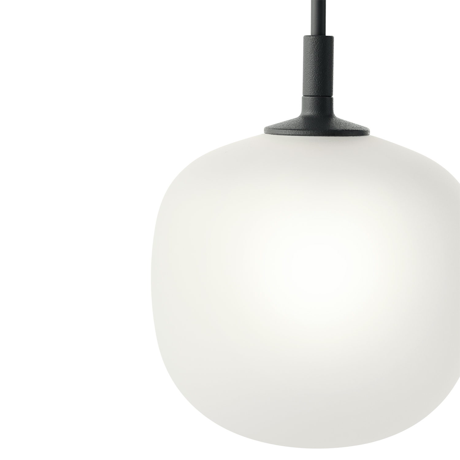 muuto rime leuchte 12cm schwarz detail 56305