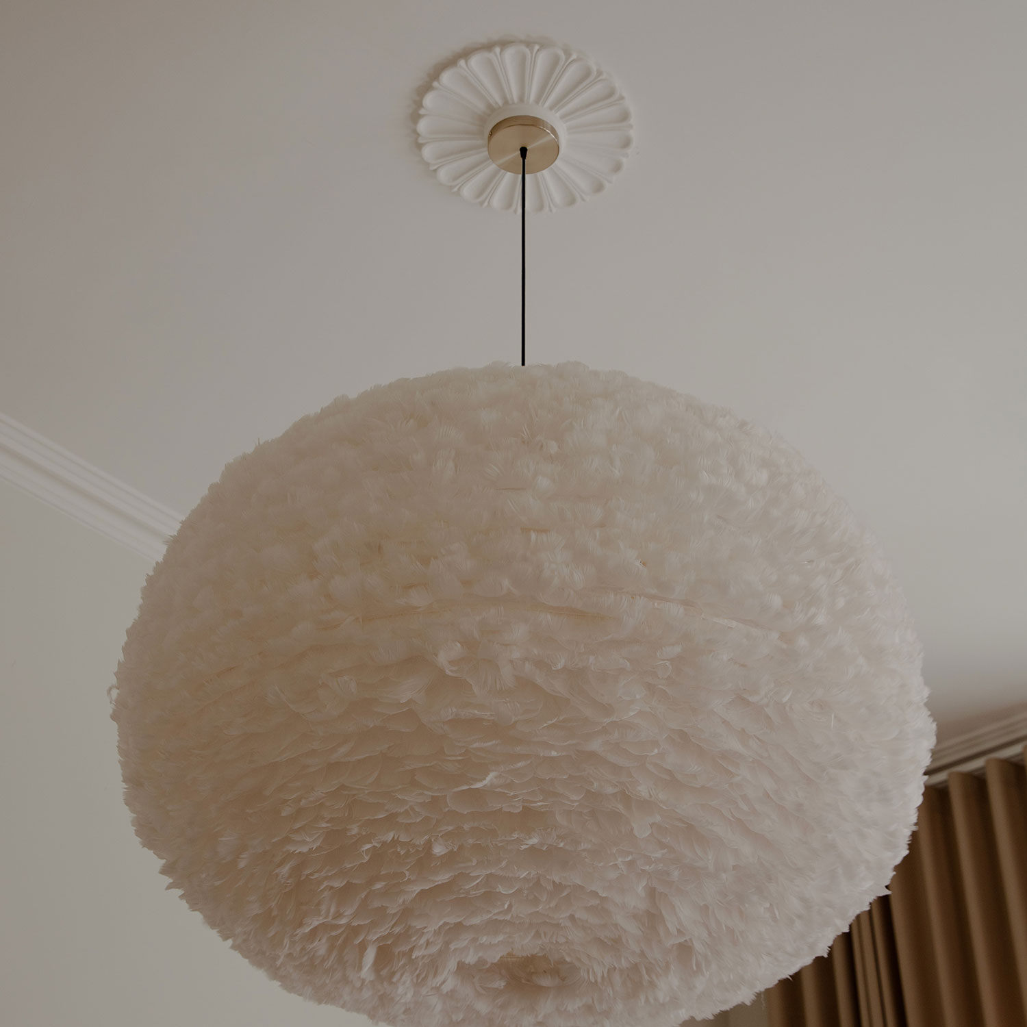 UMAGE rosette kabelset messing mit leuchte eos 106533