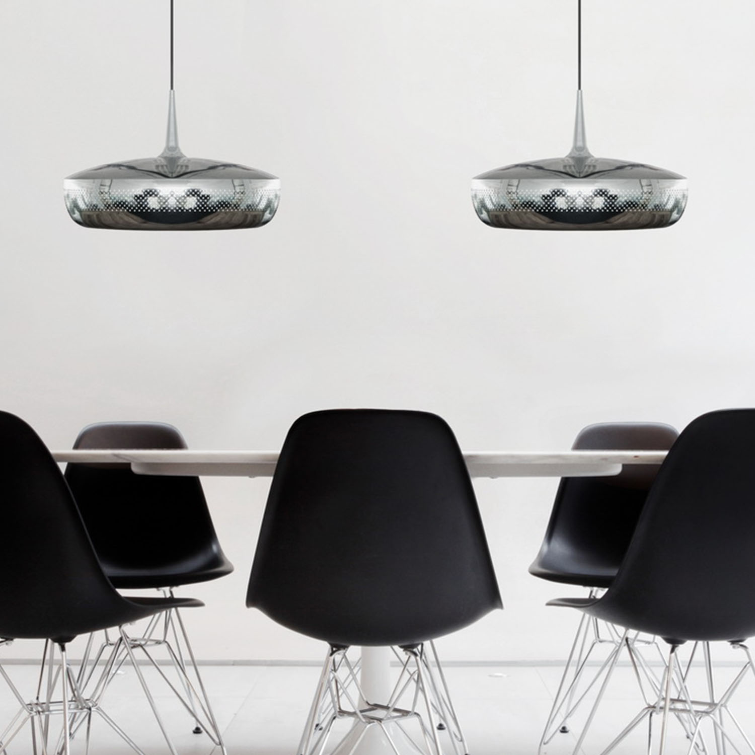 Ambiente Clava Dine Umage Leuchte KStahl poliert