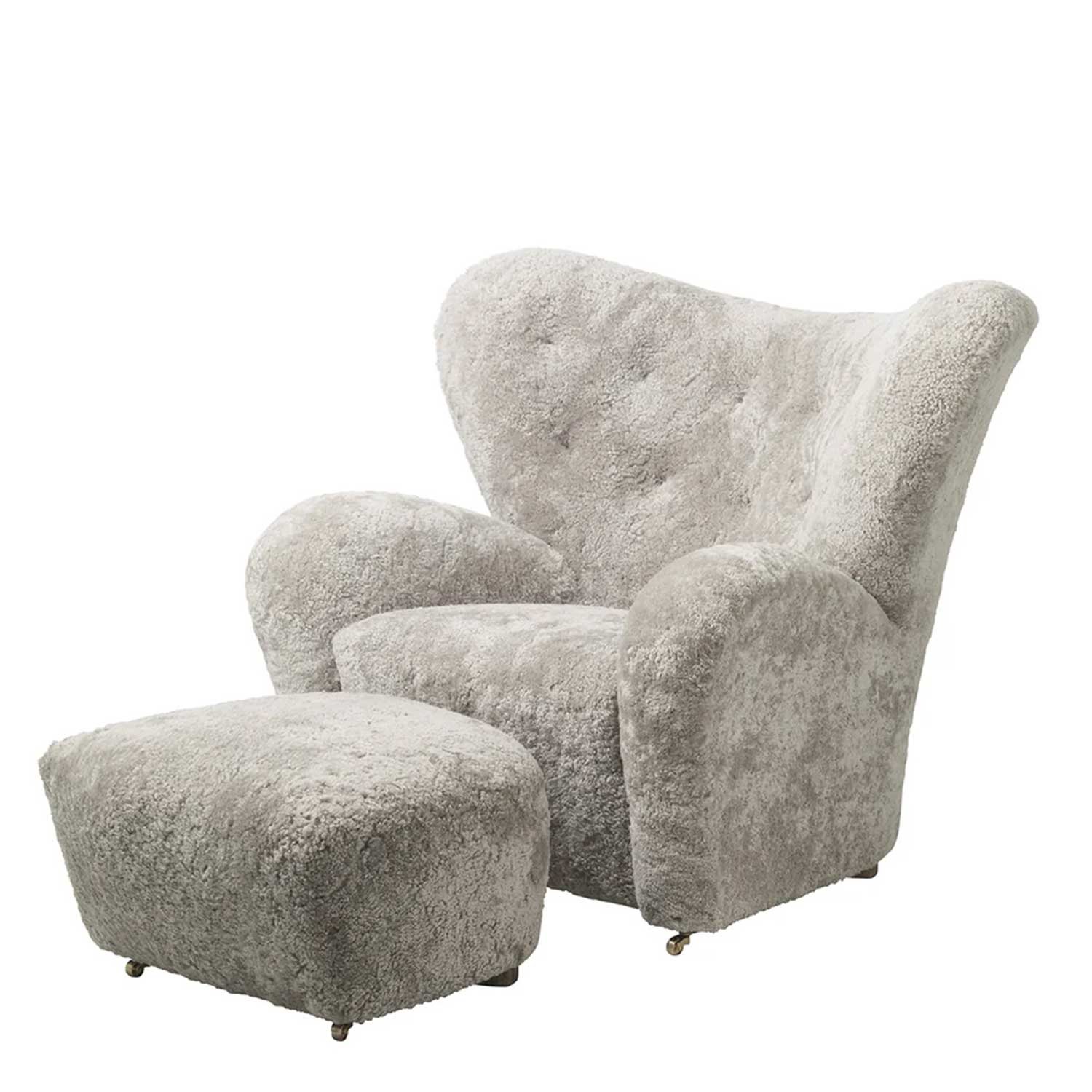 Audo - The Tired Man Fußteil Natural Oak/Moonlight