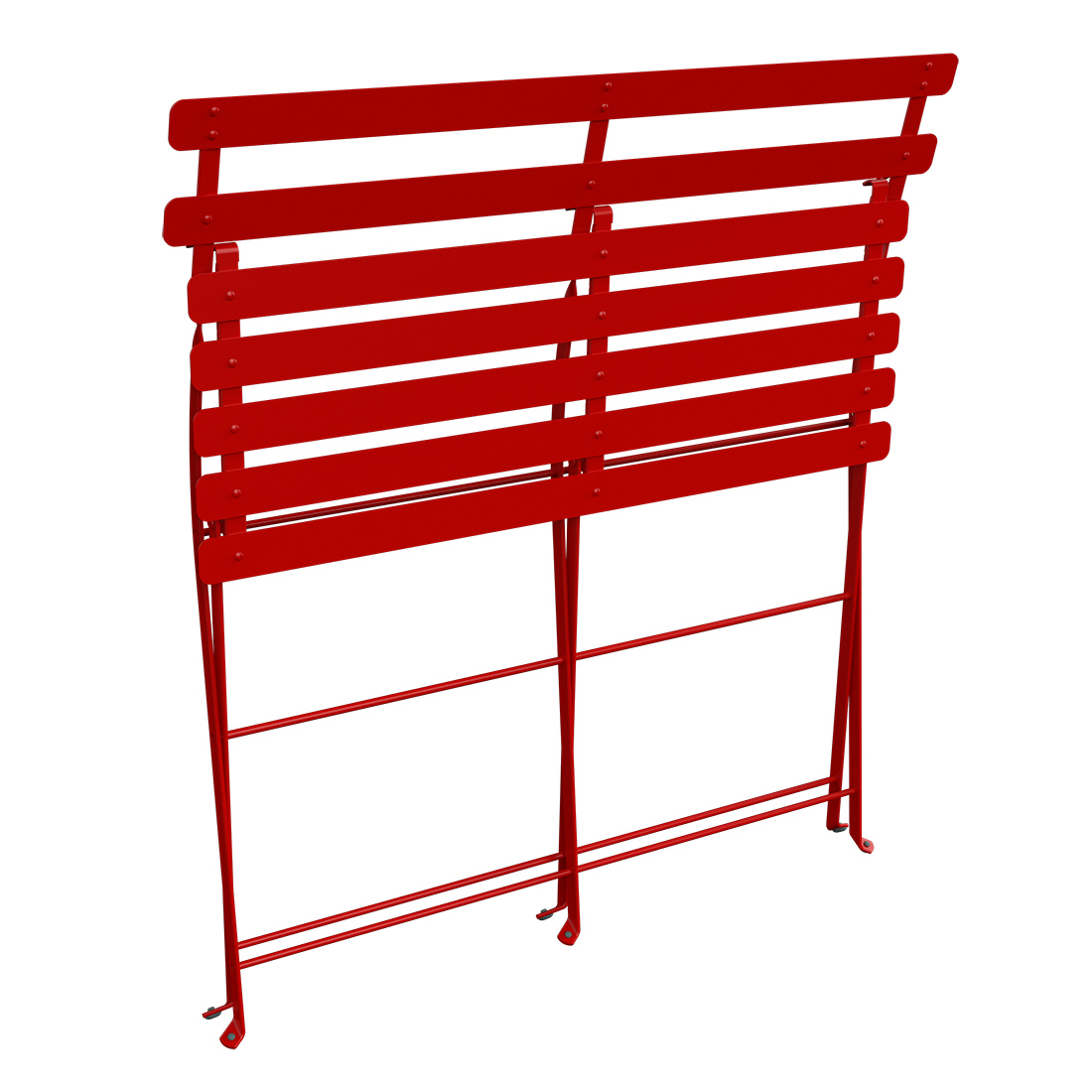 fermob bistro klappbank mohnrot geklappt 100314