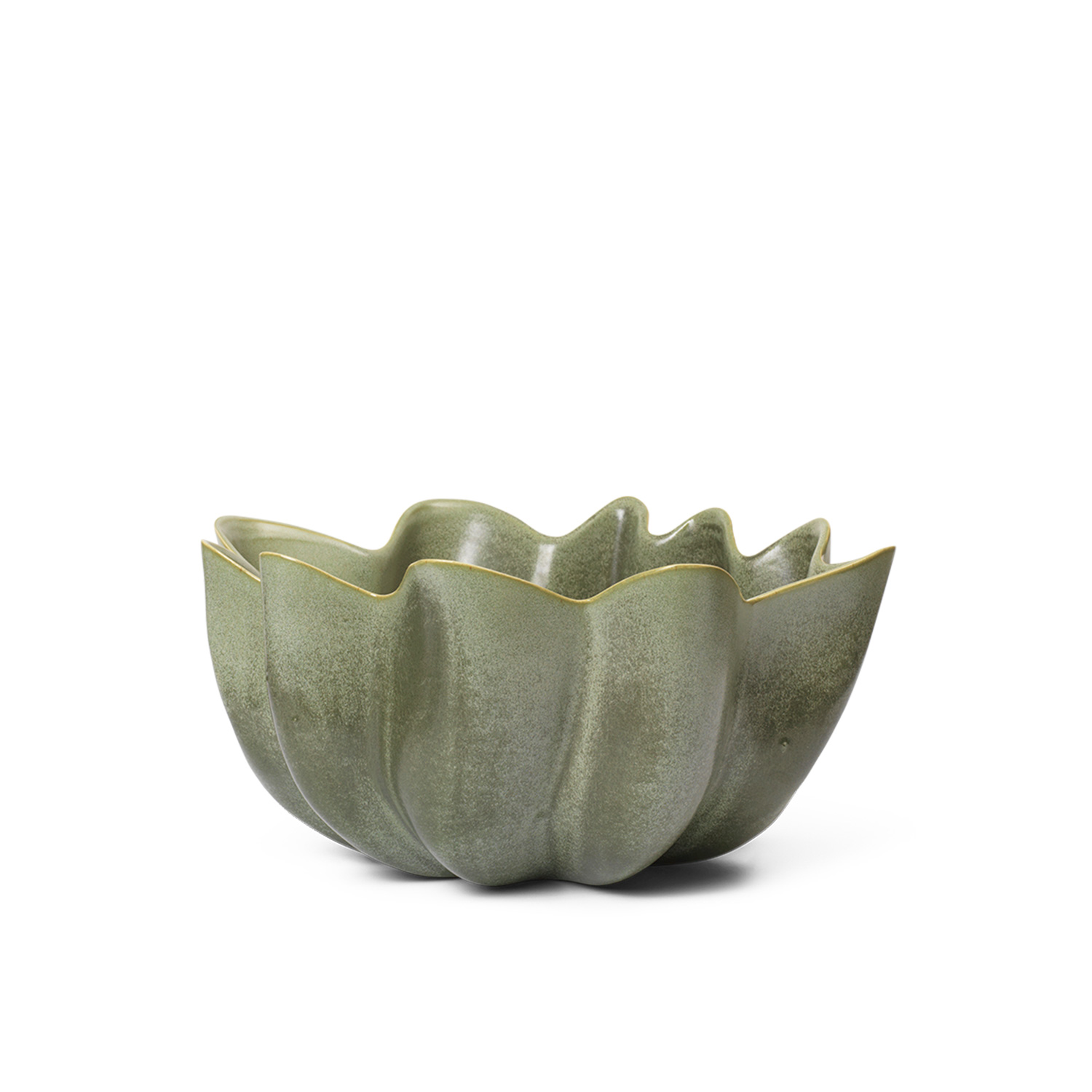 fermLIVING Nium Schuessel Dark Sage klein 1104269041 101462