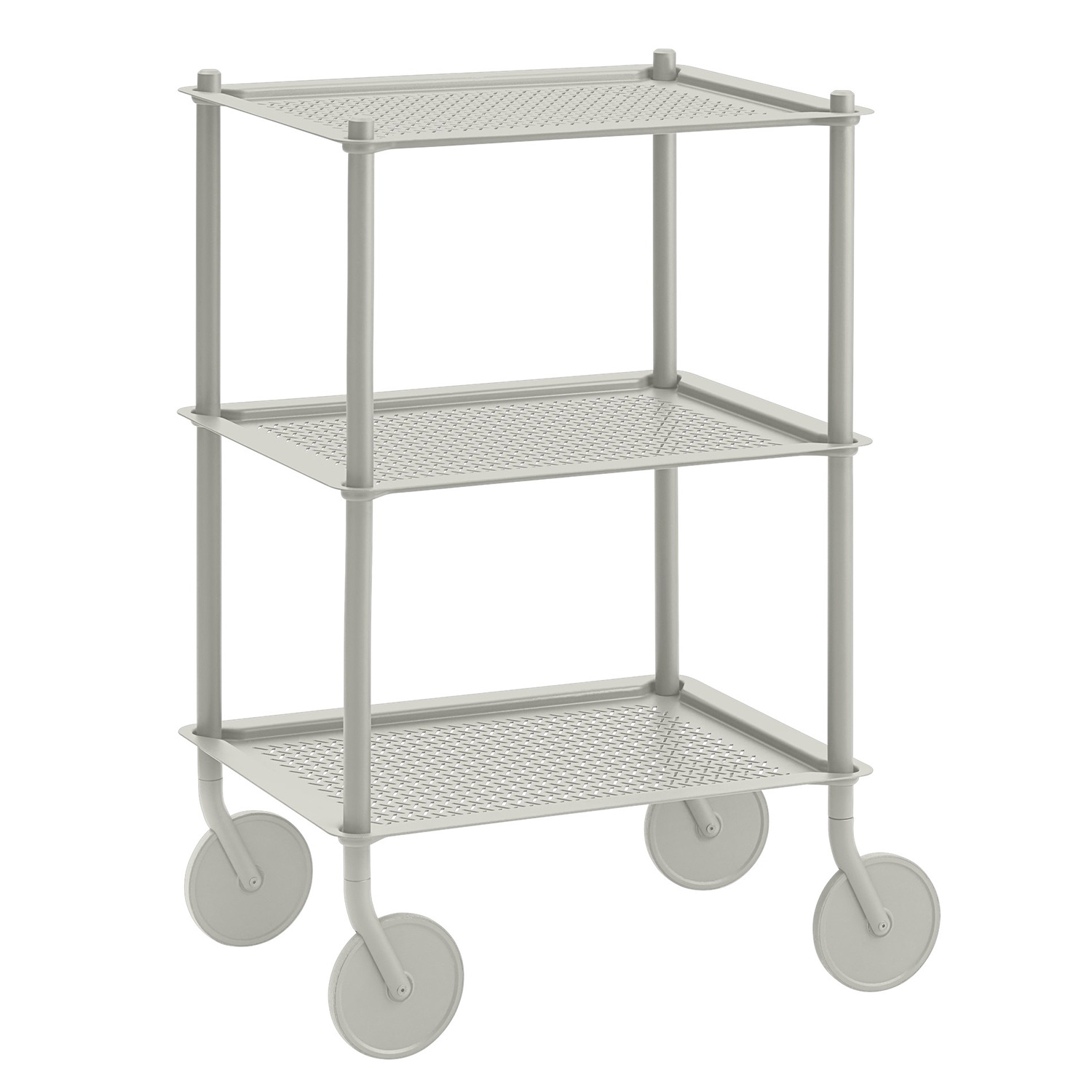 muuto flow trolley grey 3 layer 65283