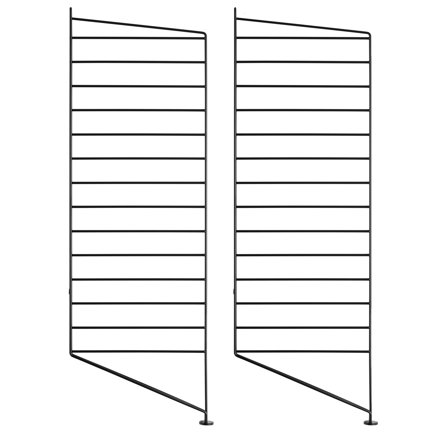 string bodenleiter 85x30 schwarz 2er 94984