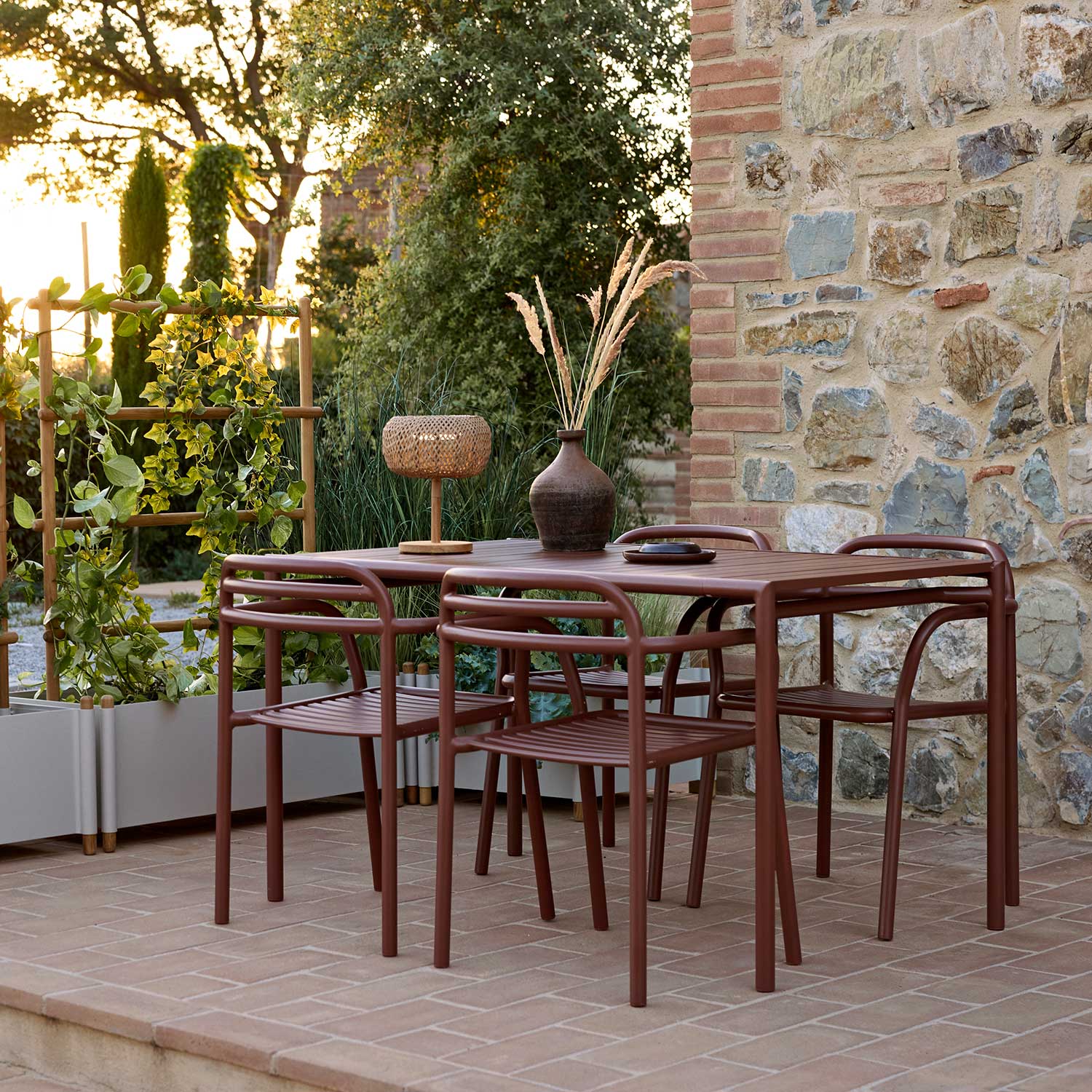 Cane-line - Bliss Outdoor Armlehnstuhl dark green