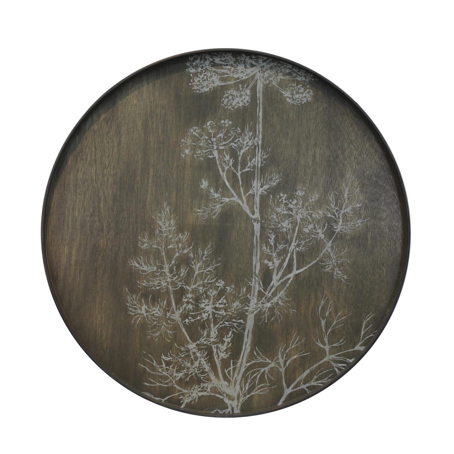 Ethnicraft Notre Monde 20448 Tablett Cream Dill driftwood tray 92x92x4 1