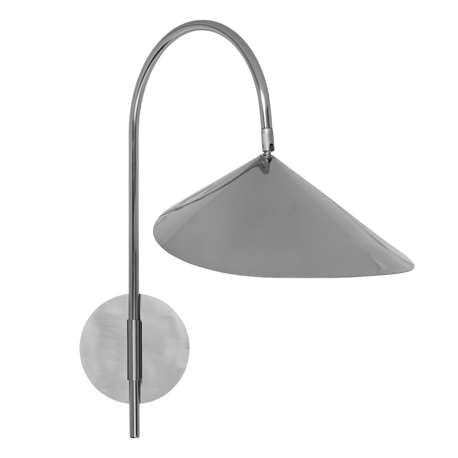 Ferm Living - Arum Swivel Wandlampe Edelstahl