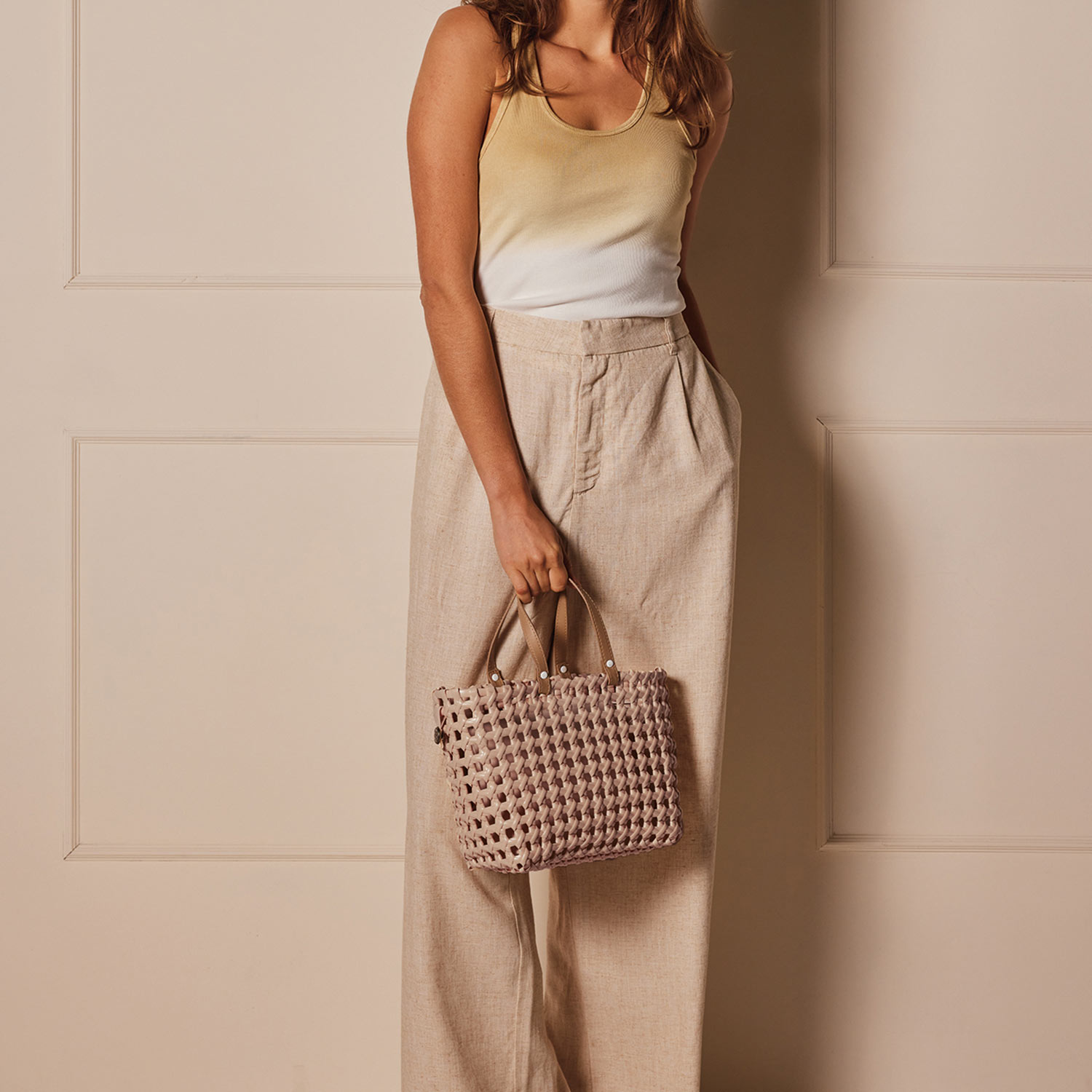 Handed By - Maze mini Handtasche orange