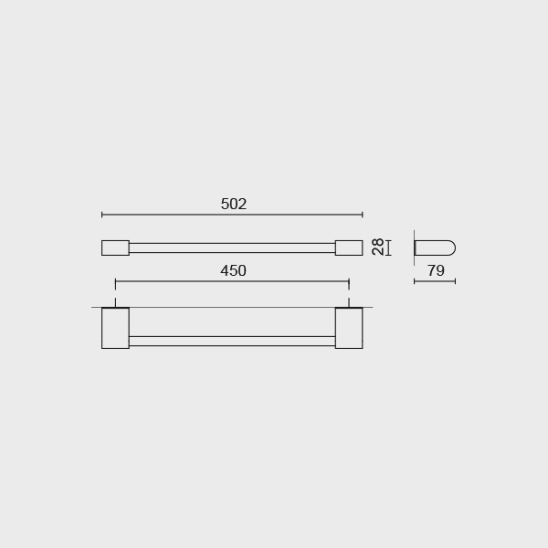 zack atore handtuchstange 50cm 40459 3