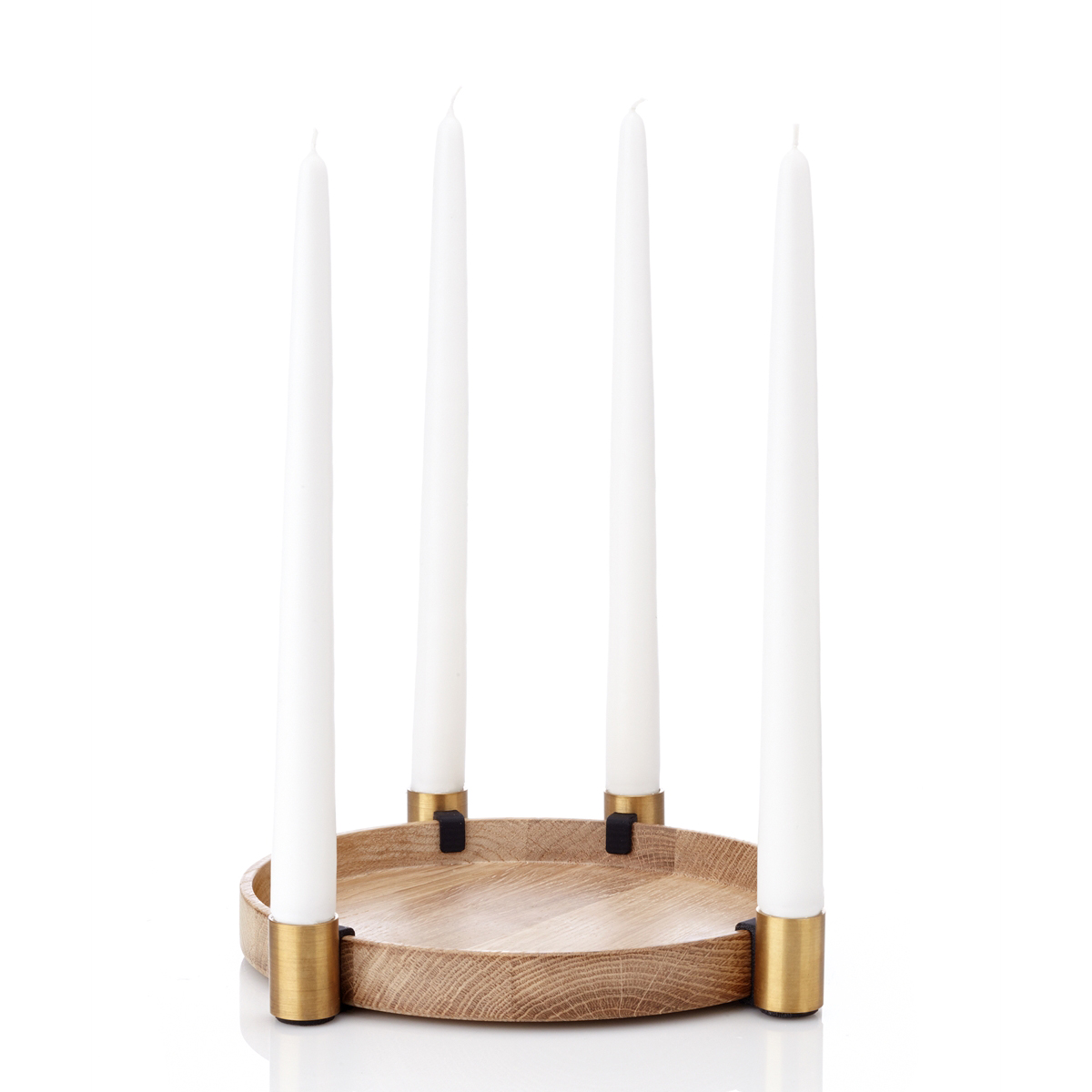 applicata luna tray eiche messing