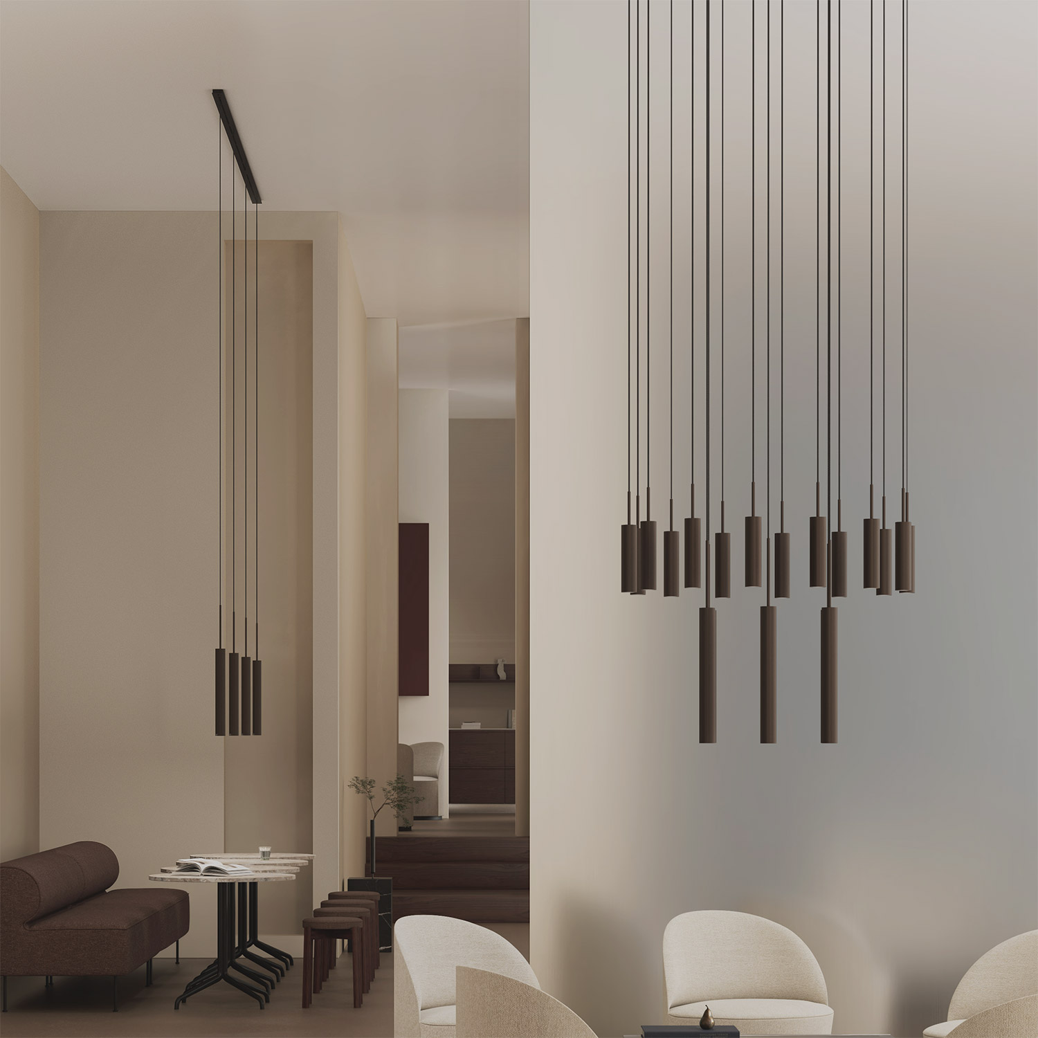 audo tubulair kronleuchter 101373