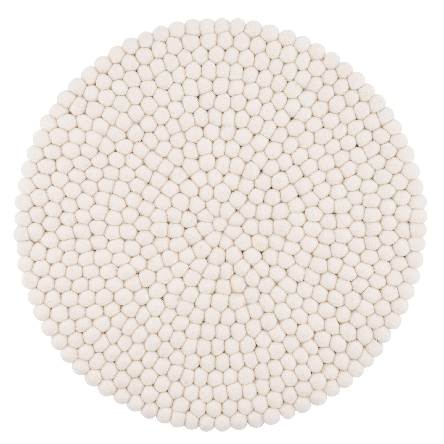 myfelt linea sitzauflage filzkugel rund 52044