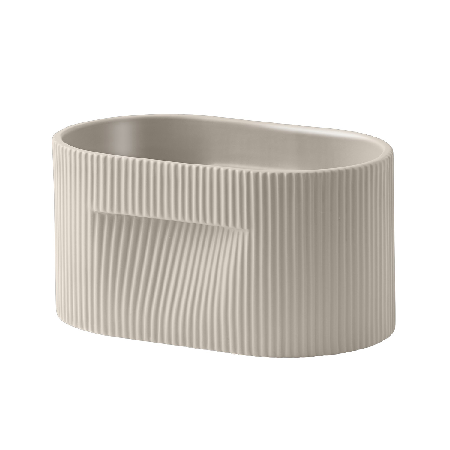 muuto Ridge Blumentopf beige 13 cm 105336