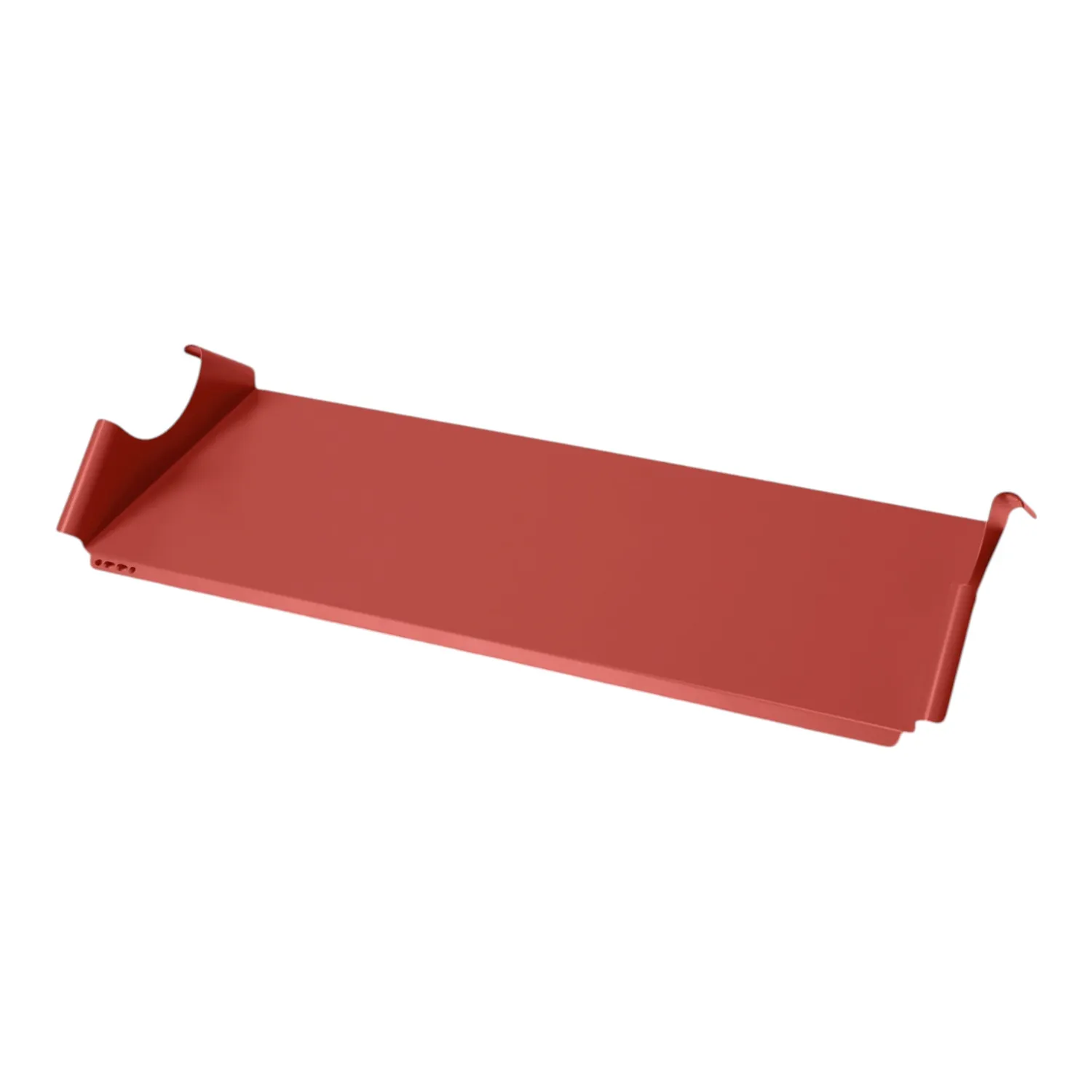 Pedestal - Moon Tray Shelf burnin' red