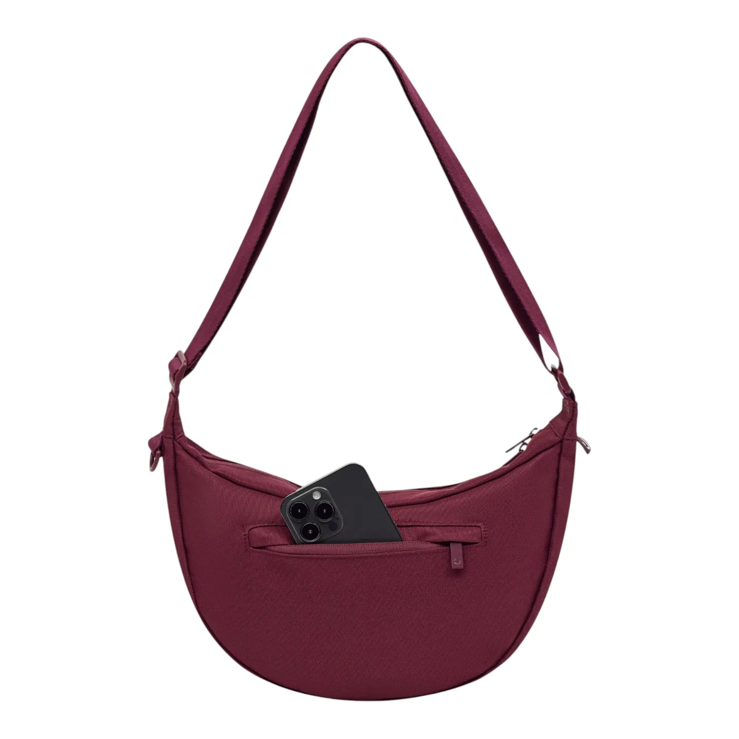 Johnny Urban - Ally Medium Half Moon Bag burgundy