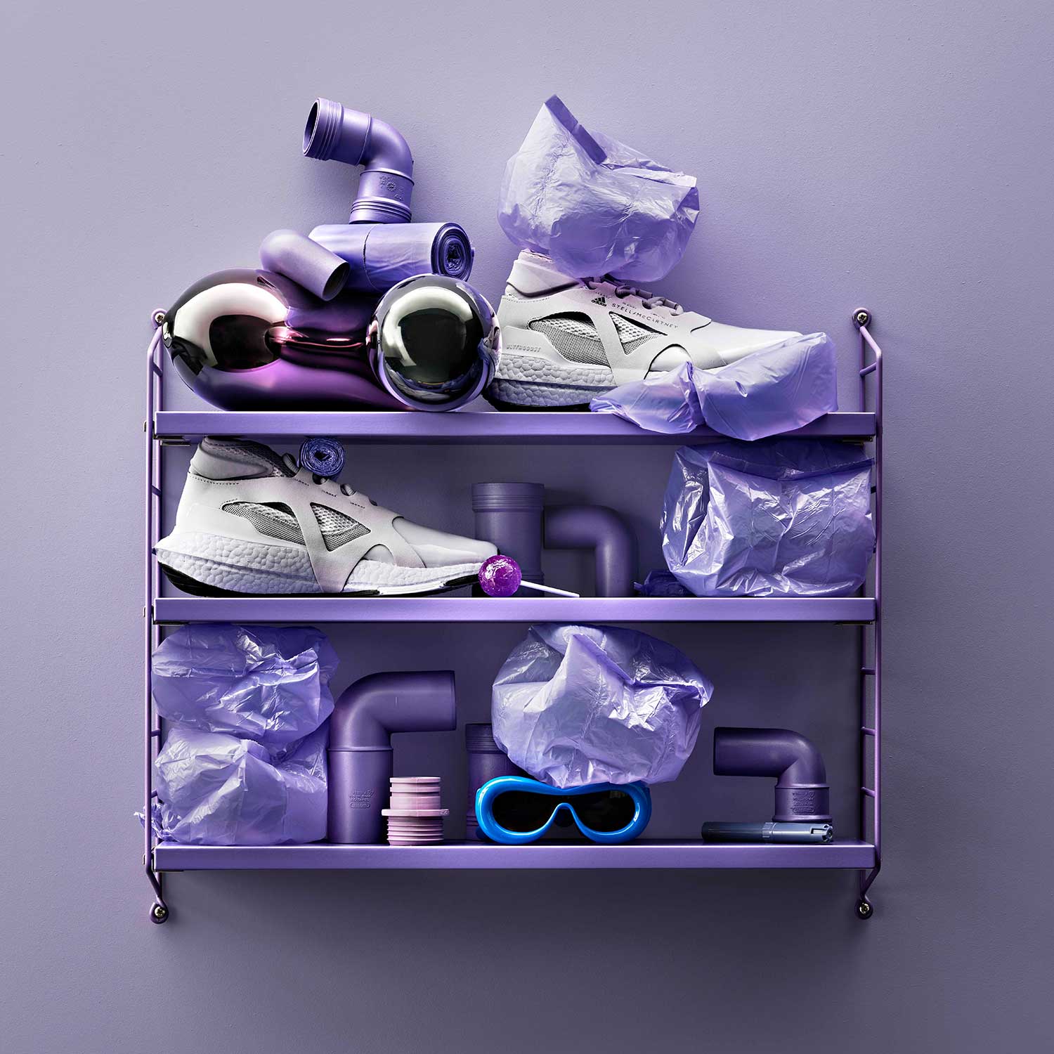 regalsystem string pocket purple 89652