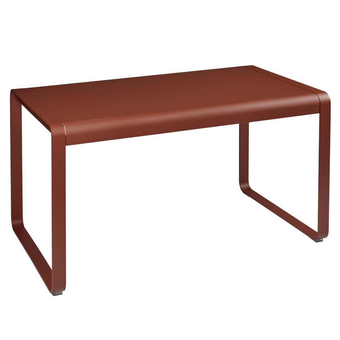 fermob bellevie tisch 140x80 ockerrot 88561