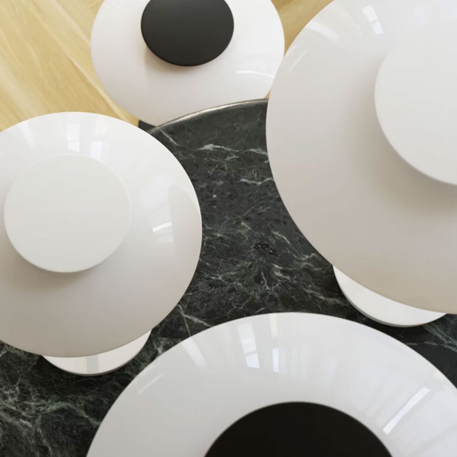 Louis Poulsen - PH 80 Tischleuchte opal weiß/weiß