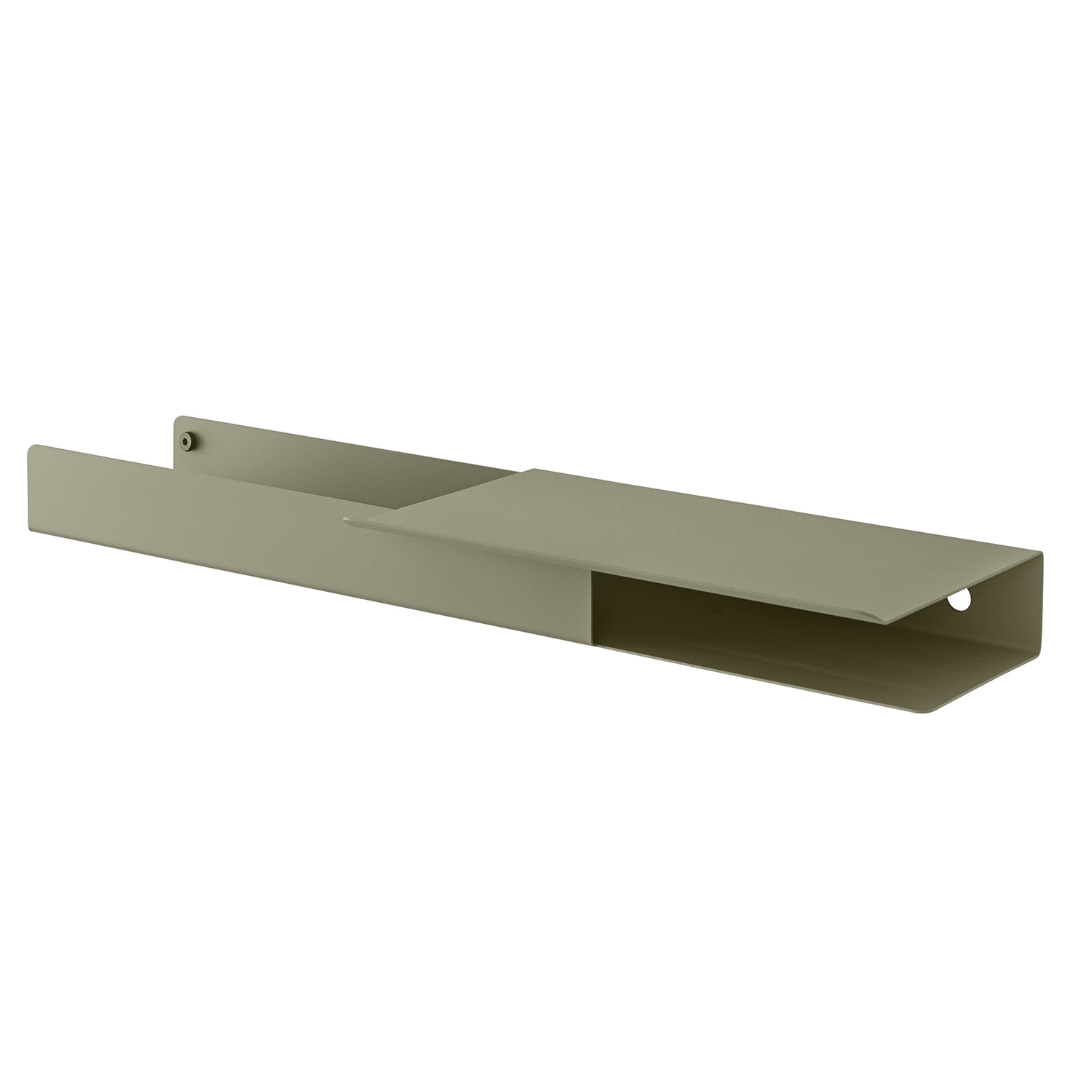 muuto folded shelves platform 62x5 olive 93787