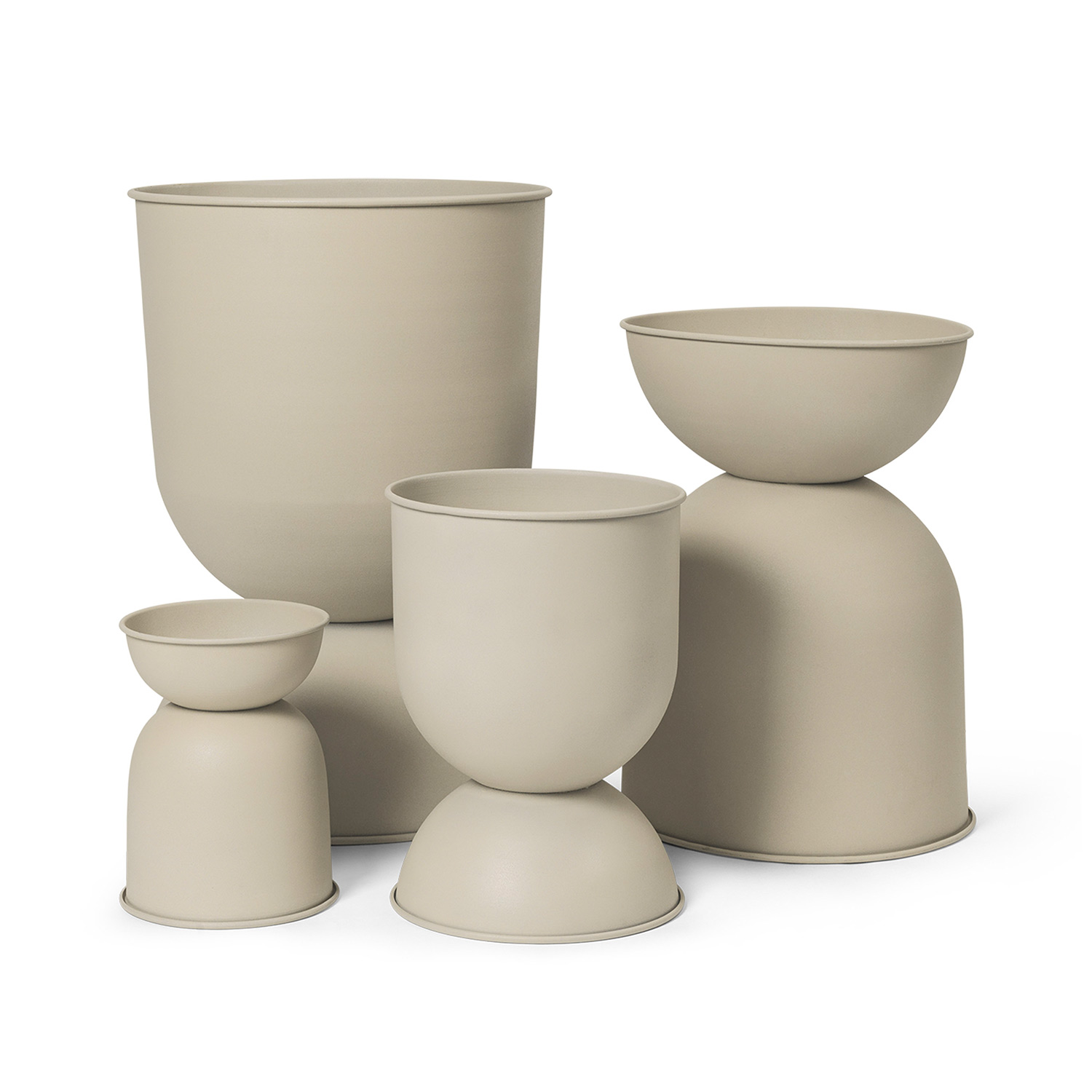 Hourglass Pot ferm Living uebersicht cashmere 90872